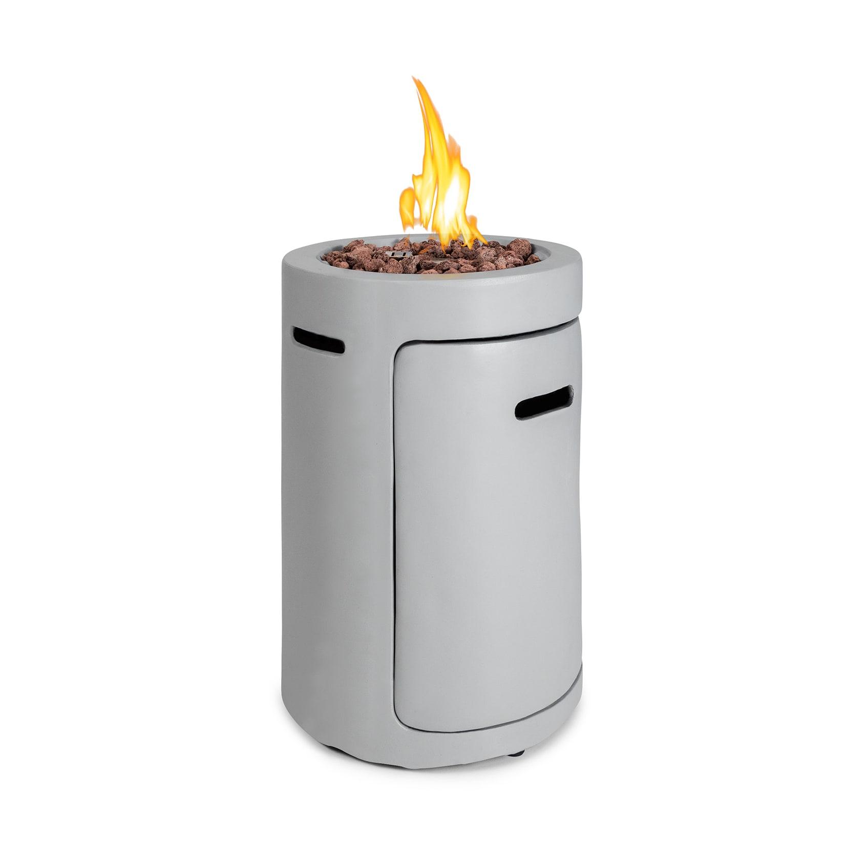 Blumfeldt Crete Gas-Feuerstelle 13 kW Flüssiggas Edelstahl