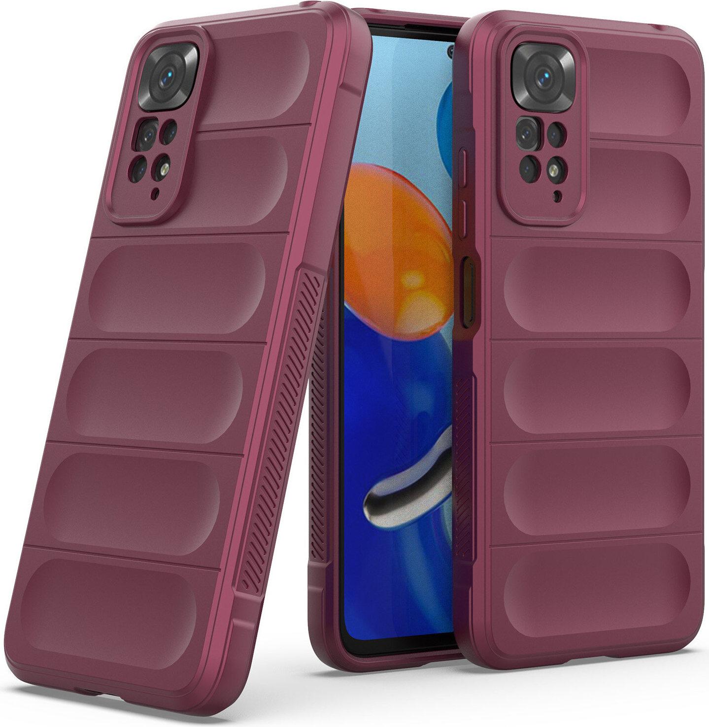 Custodia Redmi Note 11S, Custodia Protettiva In Silicone Tpu Morbido Antiurto Per Xiaomi Redmi Note 11 / Note 11S Bordeaux