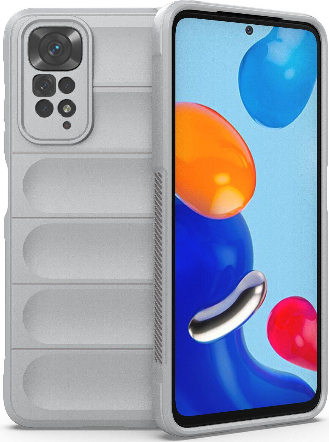 Custodia Redmi Note 11S, Custodia Protettiva In Silicone Tpu Morbido Antiurto Per Xiaomi Redmi Note 11 / Note 11S Grigio