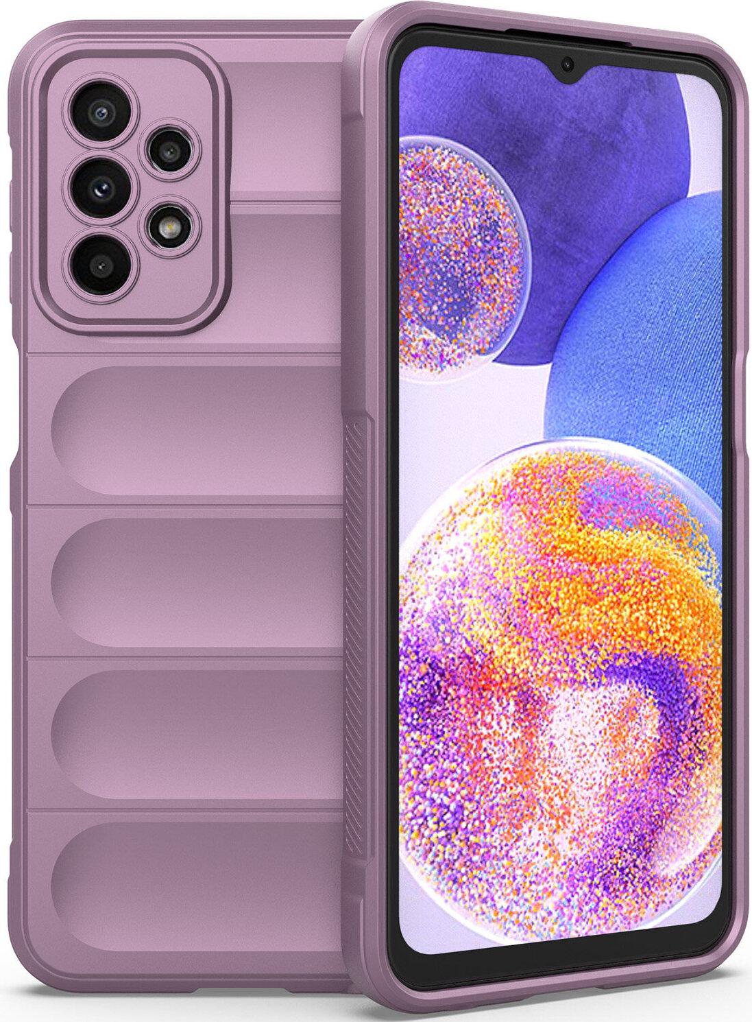 Custodia Galaxy A23, Custodia Protettiva In Silicone Tpu Morbido Antiurto Per Samsung Galaxy A23 Viola