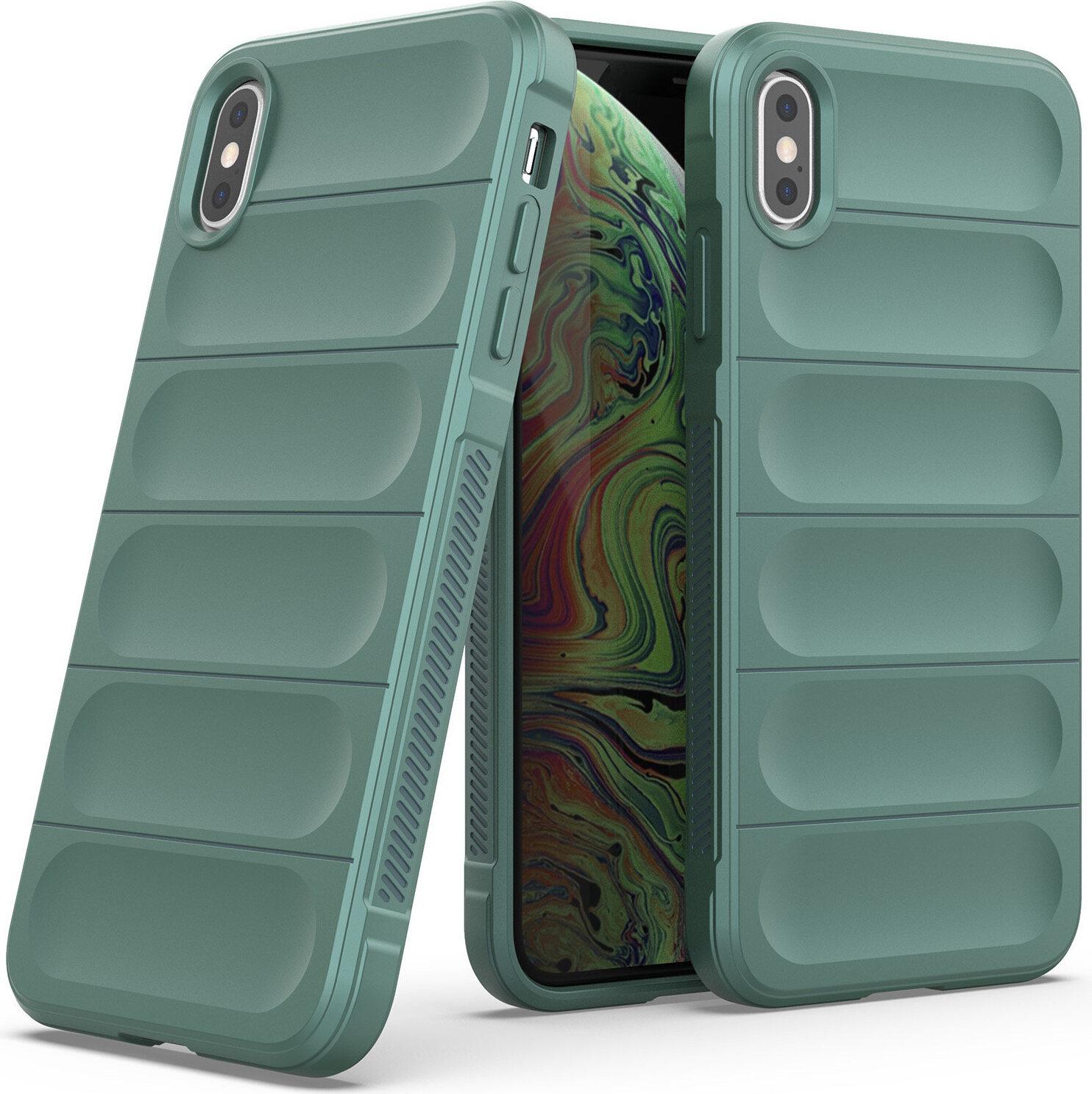 Custodia Iphone Xs Max, Custodia Protettiva In Silicone Tpu Morbido Antiurto Per Iphone Xs Max Verde