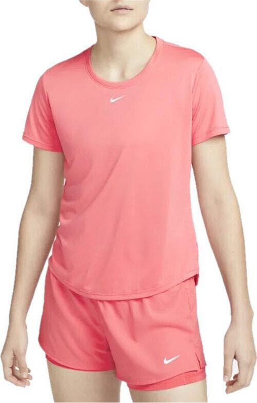 Nike W Nk One Df Ss Std Maglietta Damen Rosa Xs