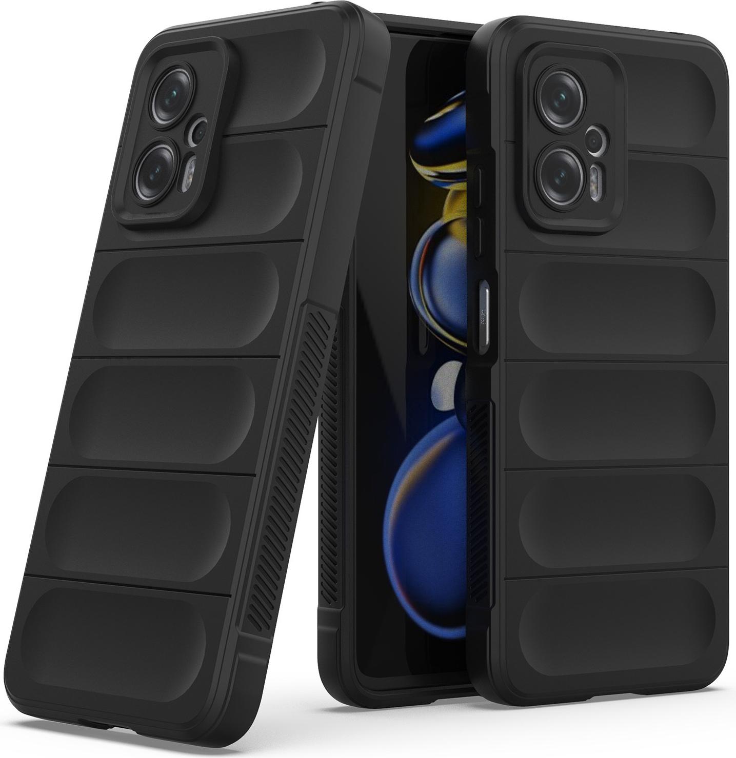 Custodia Redmi Note 11T Pro, Custodia Protettiva In Silicone Tpu Morbido Antiurto Per Xiaomi Redmi Note 11T Pro/11T Pro+ Nero