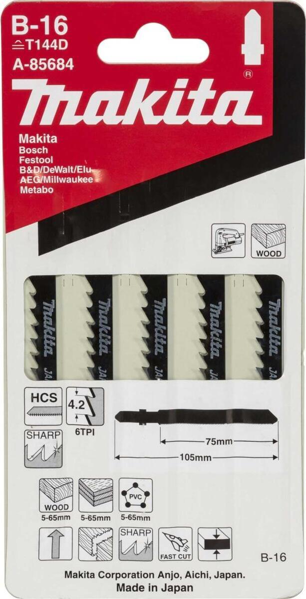 Makita A-85684 Lama Per Seghetto Alternativo B-16