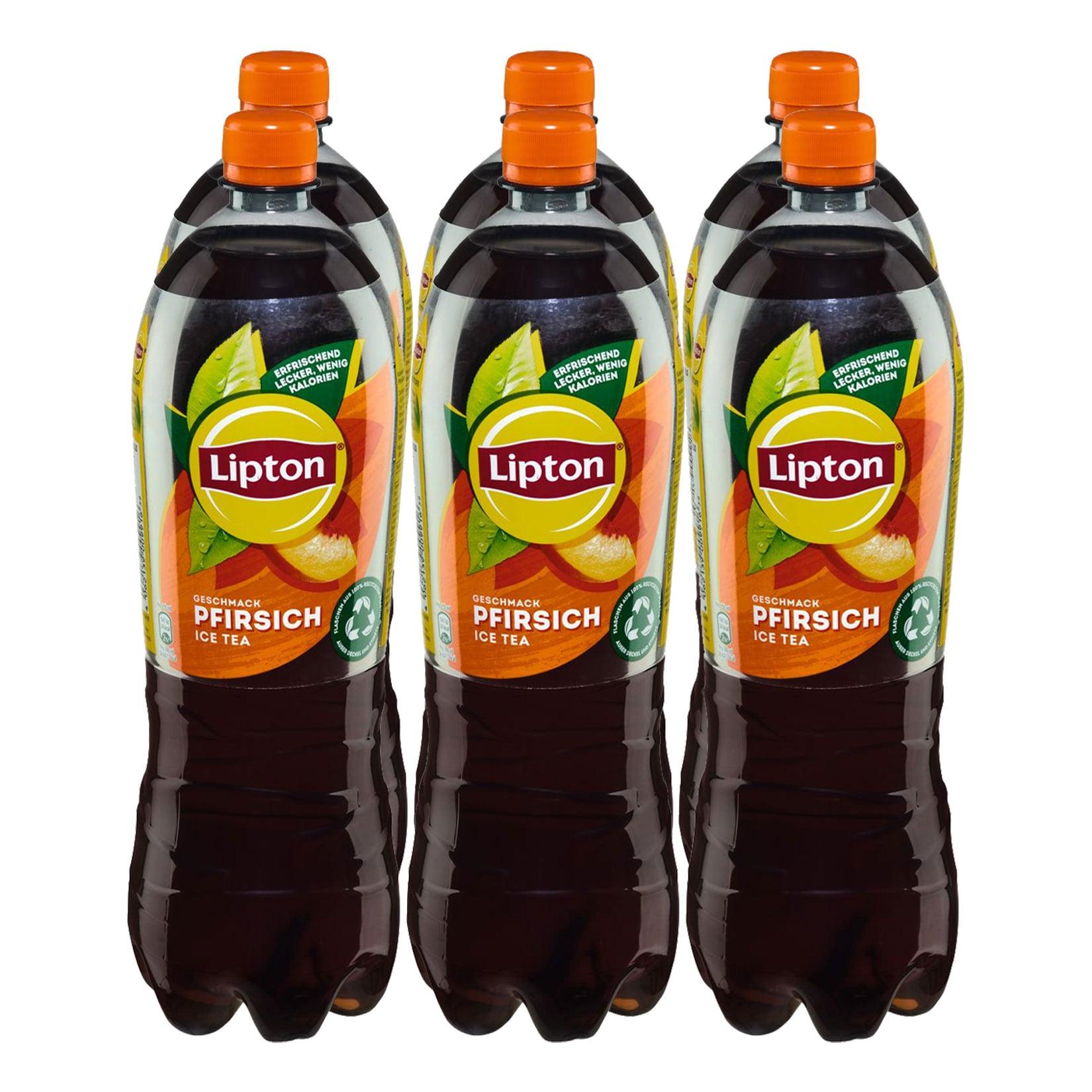 Lipton Eistee Pfirsich 1,25 Liter, 6er Pack