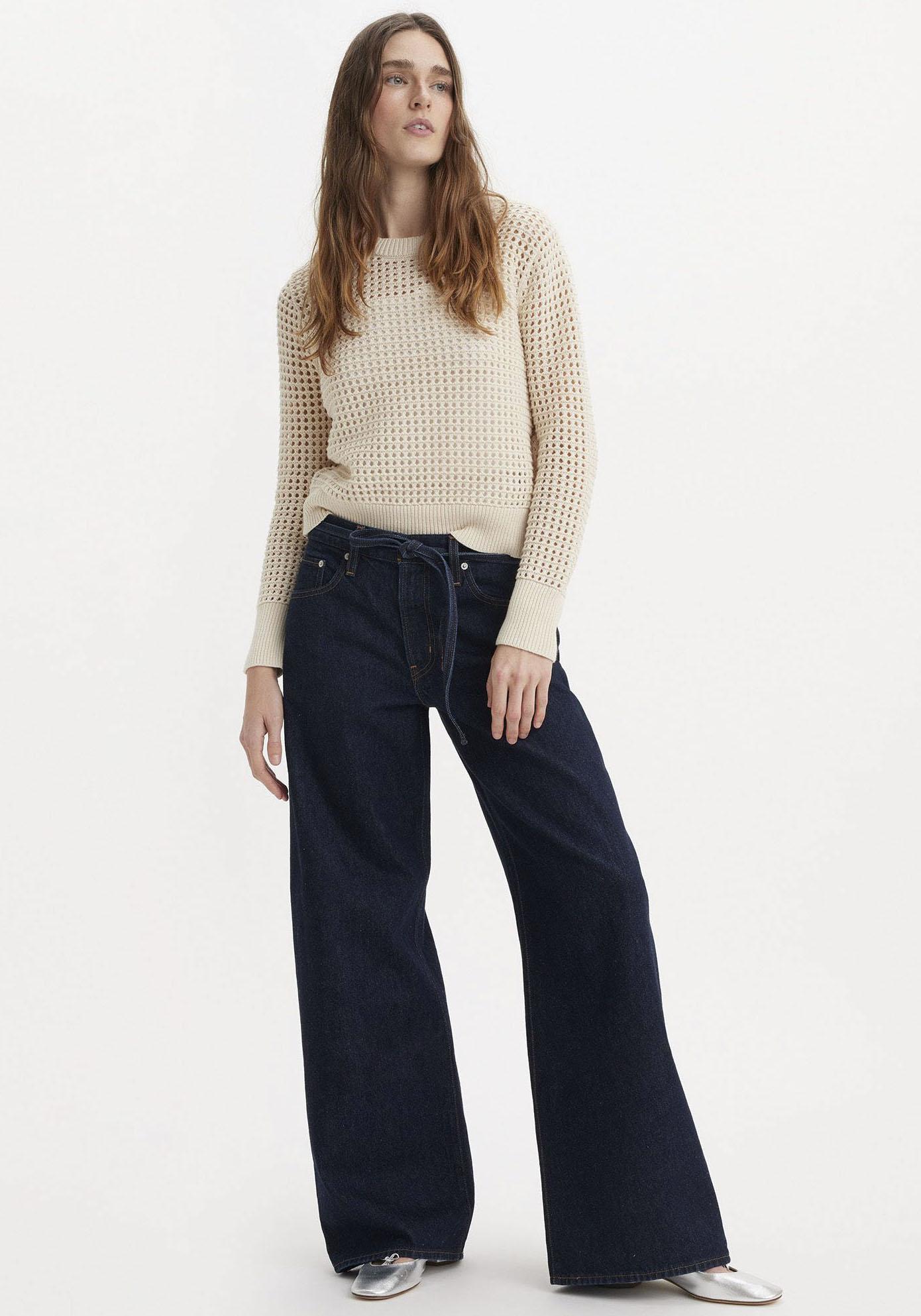 Straight-Jeans Levi's "Xl Straight", Damen, Gr. 29, LäNge 29, Dream Nice Dreams, Denim/Jeans, Obermaterial: 100% Baumwolle, Unifarben, Straight Fit KnöChellang, Jeans Straight-Jeans, Im Five-Pocket Style