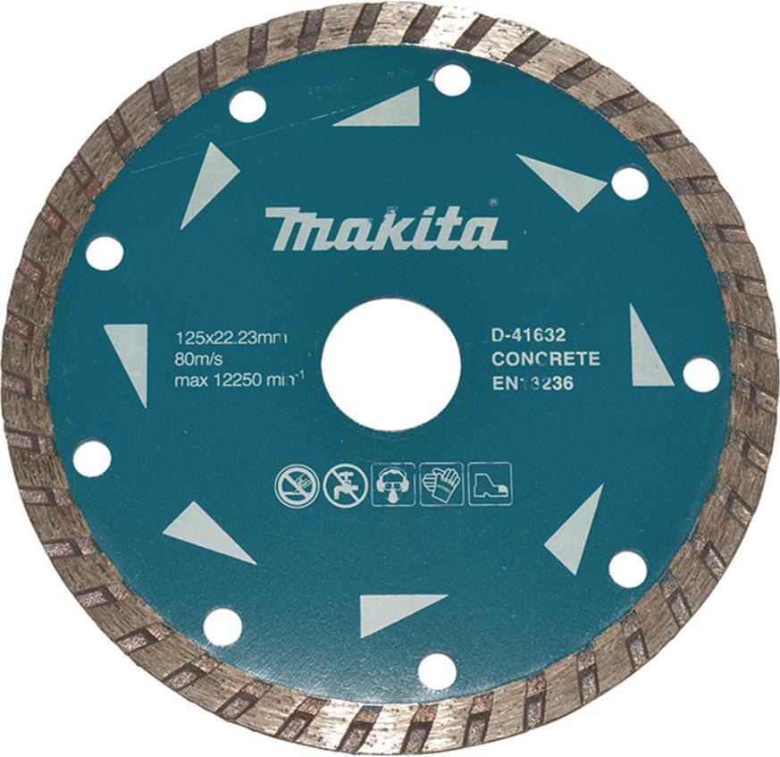 Makita Disco Diamantato 125 X 22,23 Mm 125 X 22,23 Mm - Taglio A Secco - Ondulato - Calcestruzzo