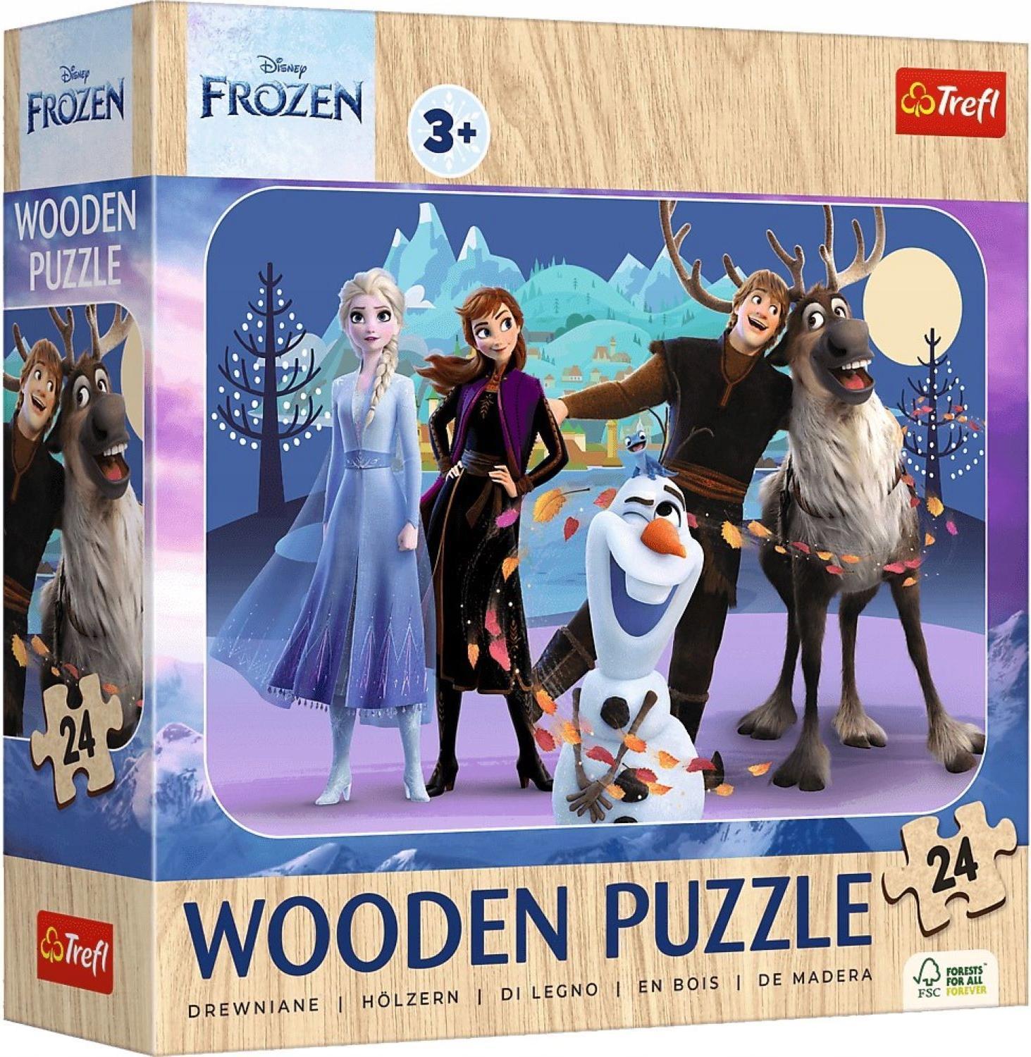 Puzzle In Legno Trefl Regno Di Ghiaccio: Il Regno Fantastico 24 Pezzi