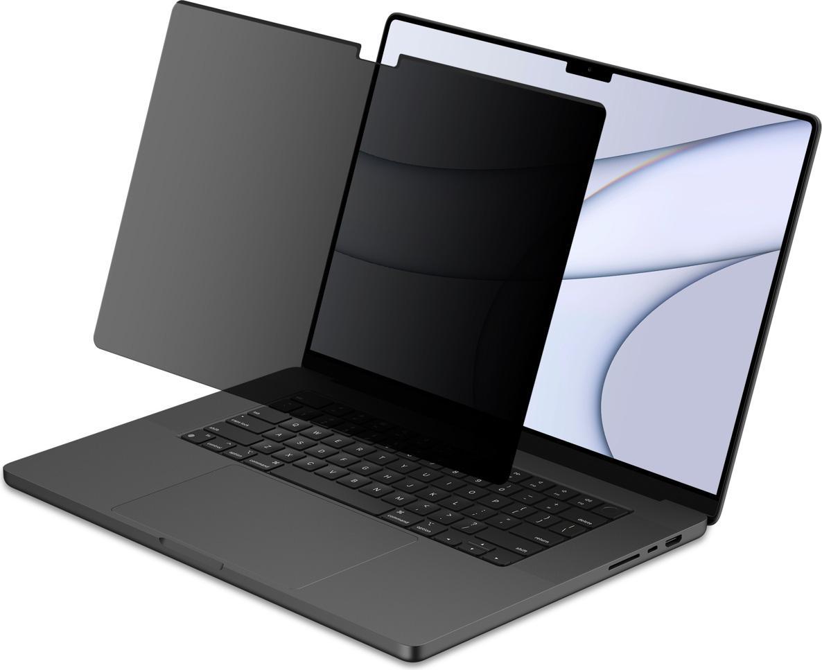 Macbook Air 15 Pollici 2024 Chip M3/ Macbook Air 15 Zoll 2025 Chip M4/ Macbook Air 15 Zoll 2023 Screenprotector: Accezz Magnetische Privacy Screenprotector - Schwarz