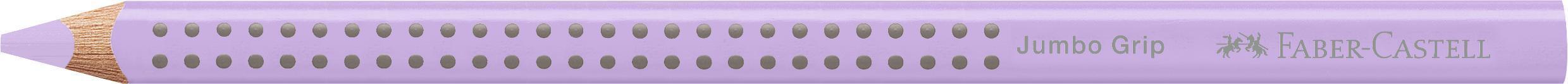 Faber-Castell 114838 FABER-CASTELL Matita Triangolare Colorata Jumbo Grip Pastell, Viola
