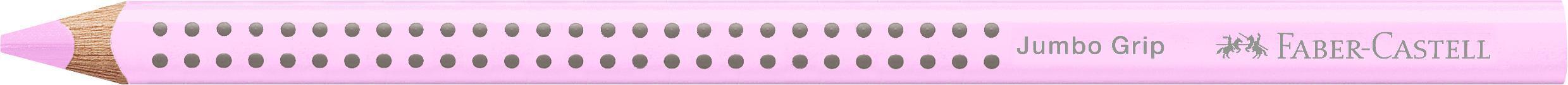 Faber-Castell 114819 FABER-CASTELL Matita Colorata Triangolare Jumbo Grip Pastell, Rosa