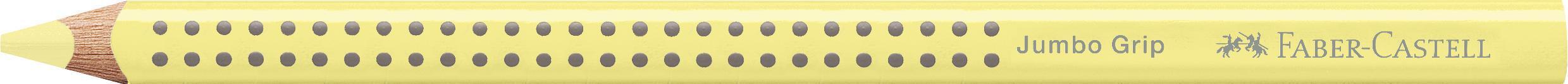 Faber-Castell 114806 FABER-CASTELL Matita Colorata Triangolare Jumbo Grip Pastell, Giallo
