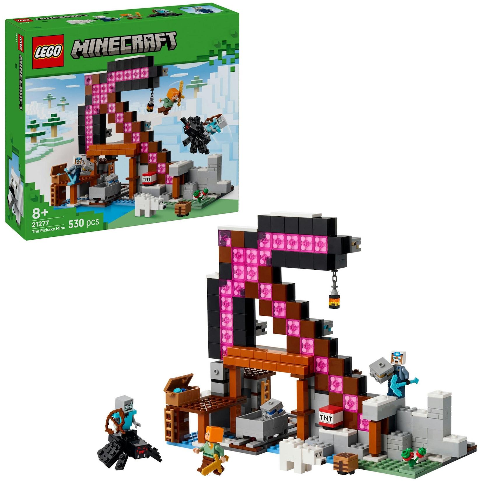 LEGO Konstruktionsspielzeug Minecraft Die Spitzhackenmine