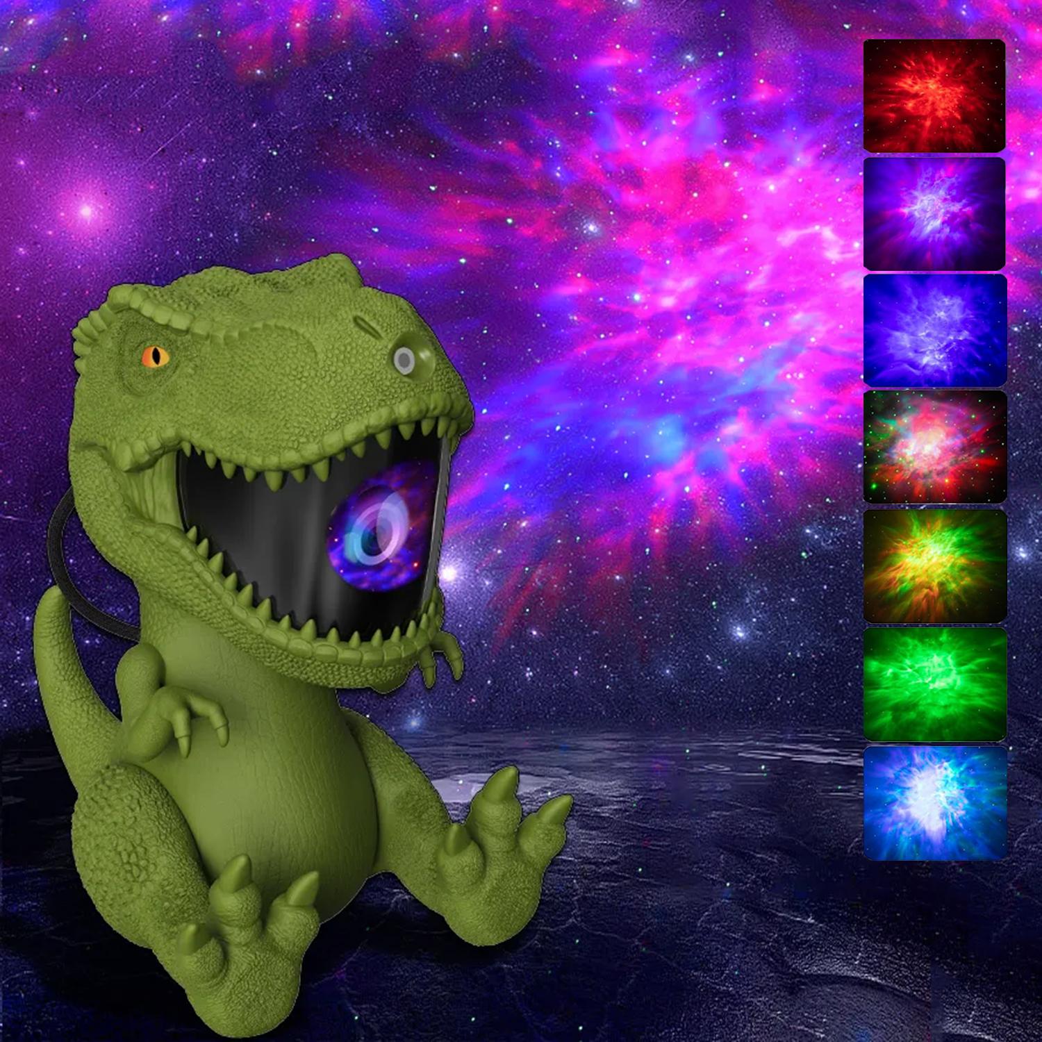 Dinosauro Led Proiettore Di Cielo Stellato Lampada Galattica Proiettore Di Stelle Luce Notturna Per Bambini Con Telecomando