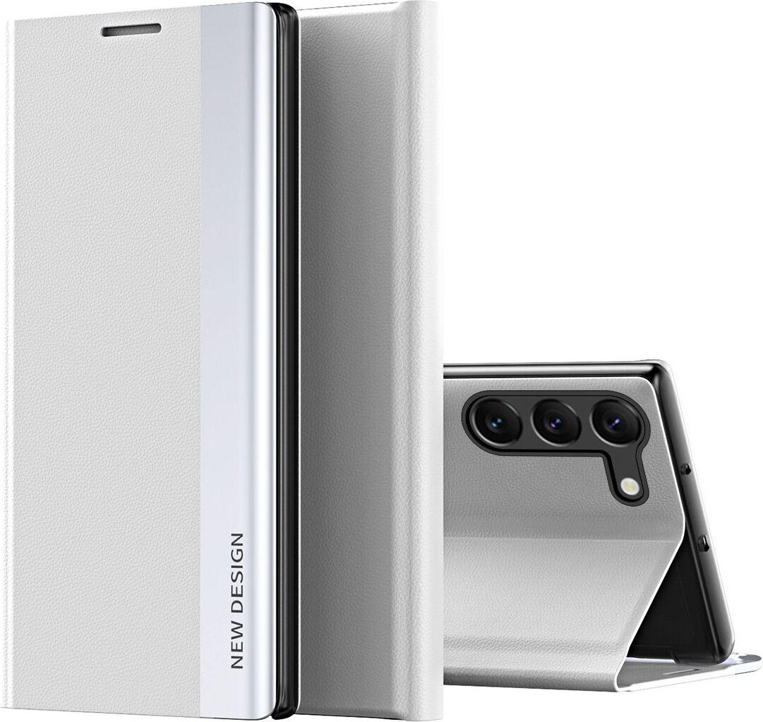Custodia Per Samsung Galaxy S23 Custodia Magnetica In Finto Cuoio Con Funzione Di Supporto Bianco