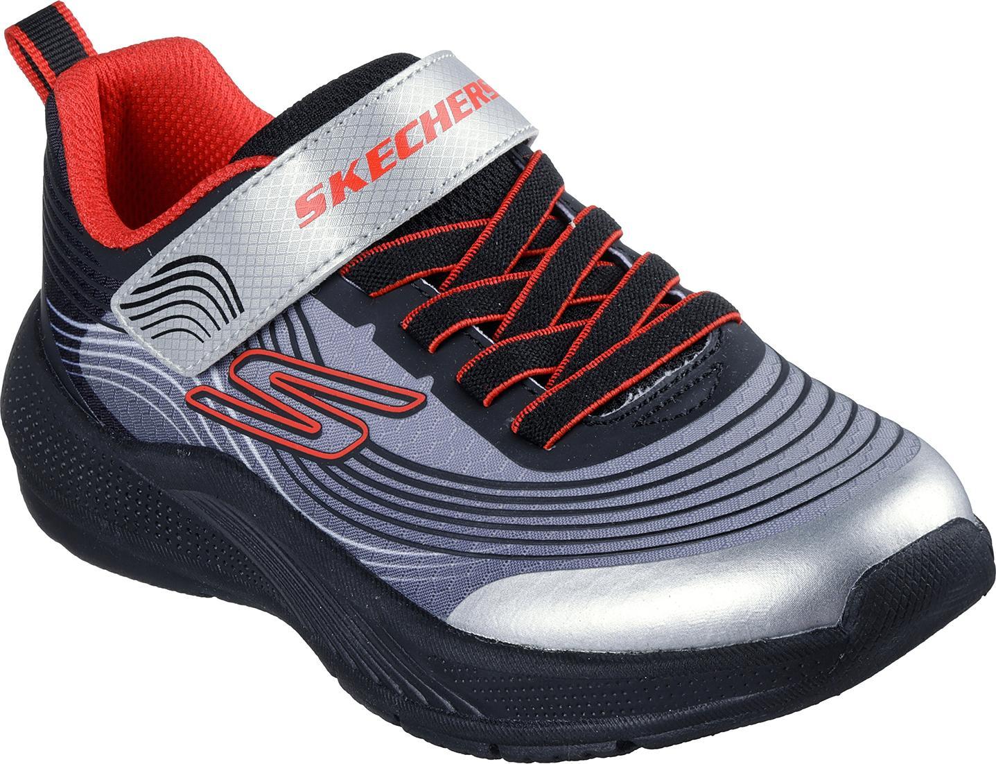 Skechers Con Chiusura A Velcro In Nero, Taglia 34