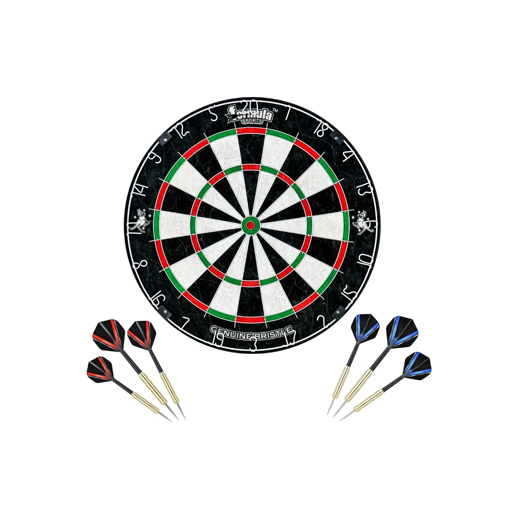 Formula Sports Dartboard Kit mit 6 Dartpfeilen - Ø45 cm