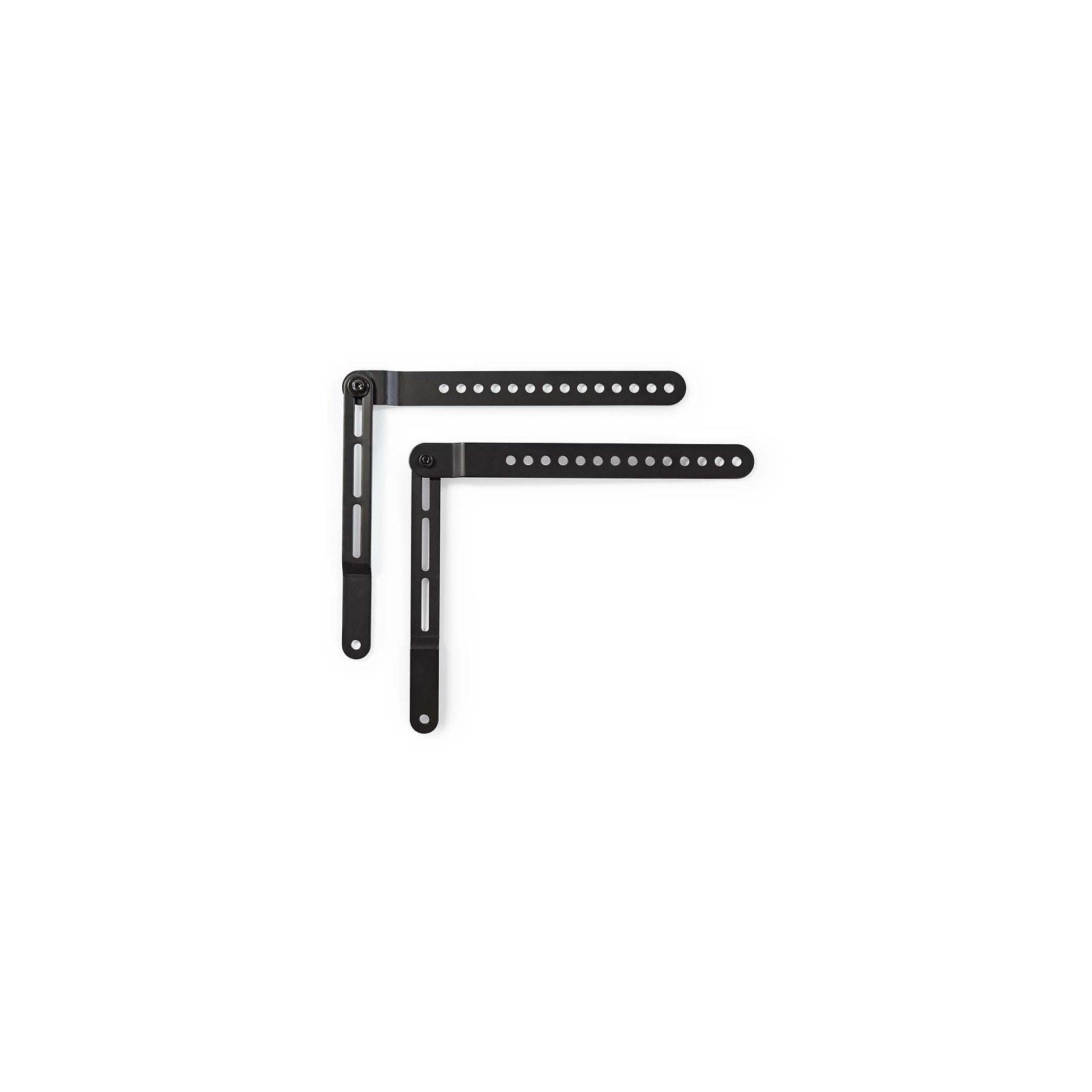 Soundbar-Halterung Kompatibel mit: Universal Angeschlossen an den Fernseher 10kg Drehbar Stahl Schwarz.