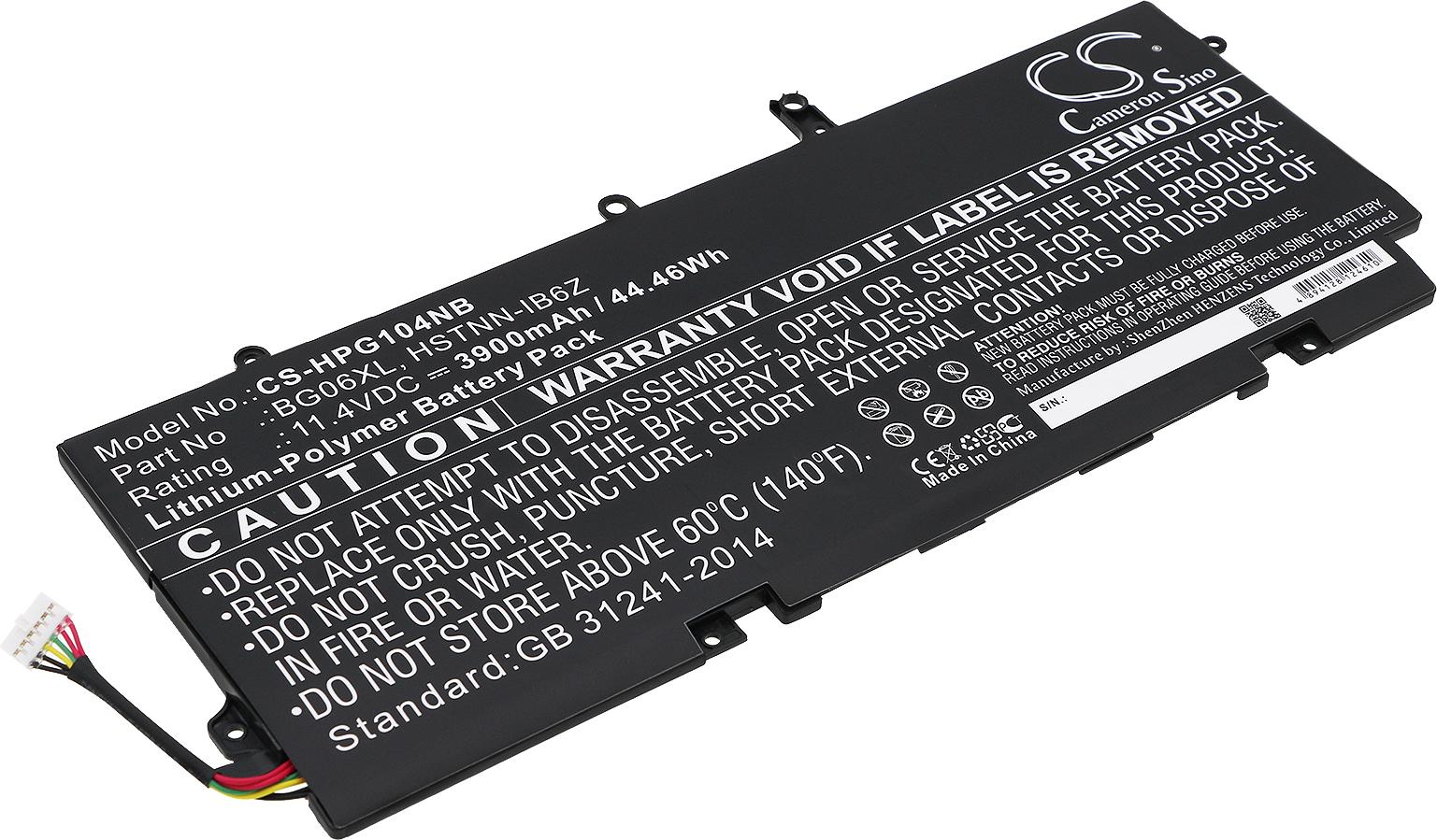 Techtek Batteria Notebook Compatibile Con [Hp] Eelitebook 1040 G3-V1A85EA, Eelitebook 1040 G3-Z0H77EC, Elitebook 1040 G3, Elitebook 1040 G3-4P80PT, E