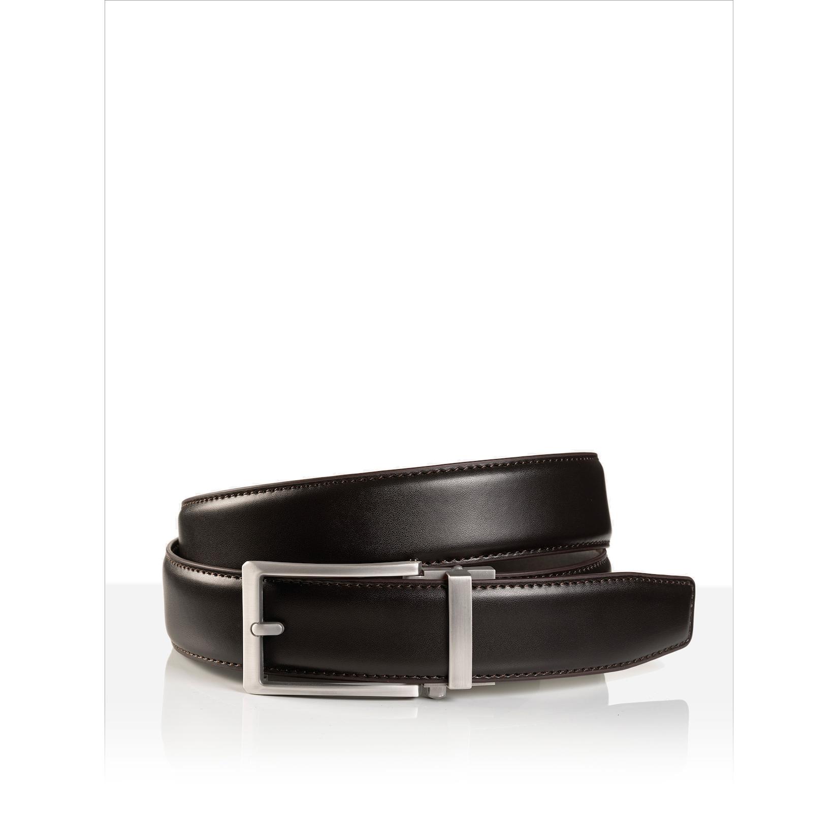 Monti Herren Ledergürtel STANFORD' 3,5cm breit, Automatikschließe Stufenlos 1er Pack