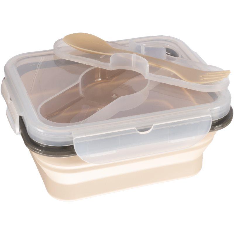 Zopa Silicone Lunch Box Small servies Sand Beige 15x7,5 cm 1 st