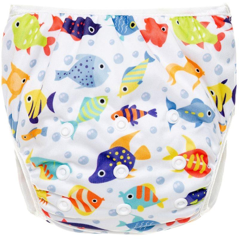 T-TOMI Diaper Swimwear Blue Fish wasbare zwemluier 5 - 15 kg 1 st