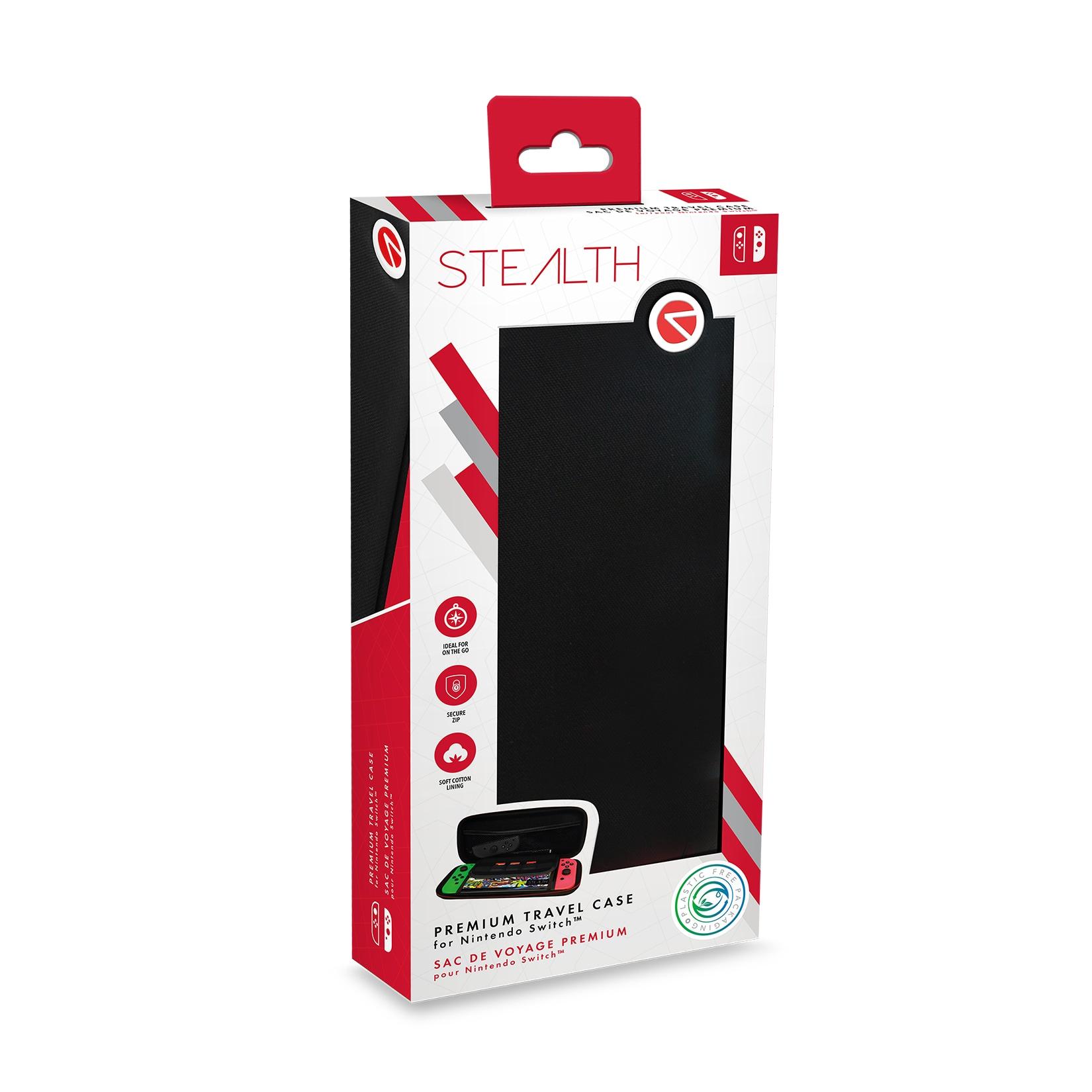 Stealth Premium Travel Case For Nintendo Switch - Black