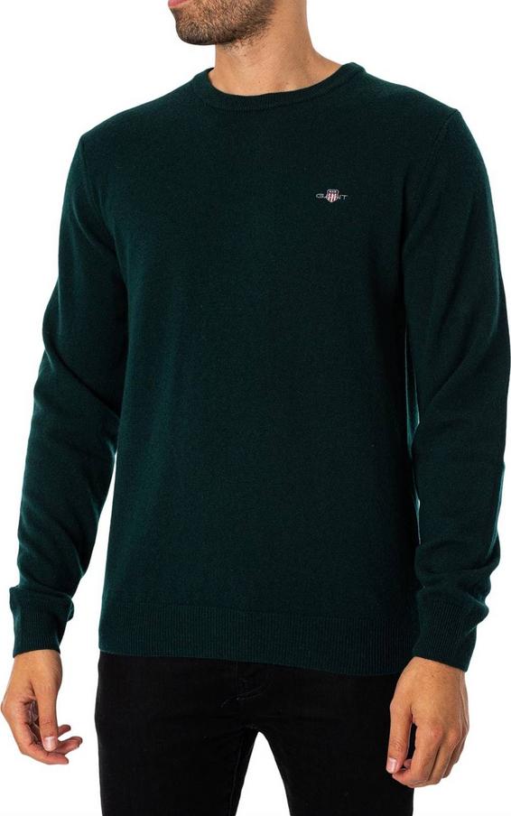 Gant Maglione In Lana Superfine Verde L Uomo Verde L
