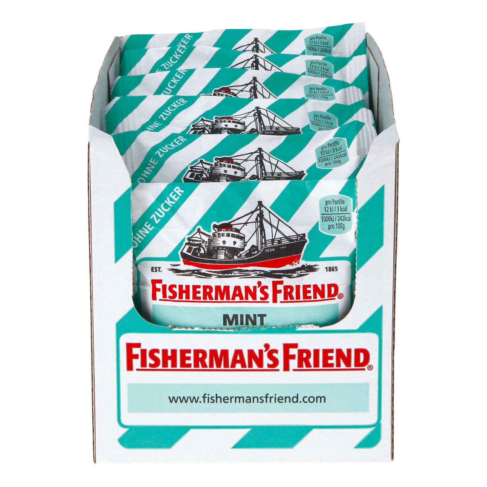 Fishermans, ohne Zucker Fishermans Friend Mint 25 g, 24er Pack