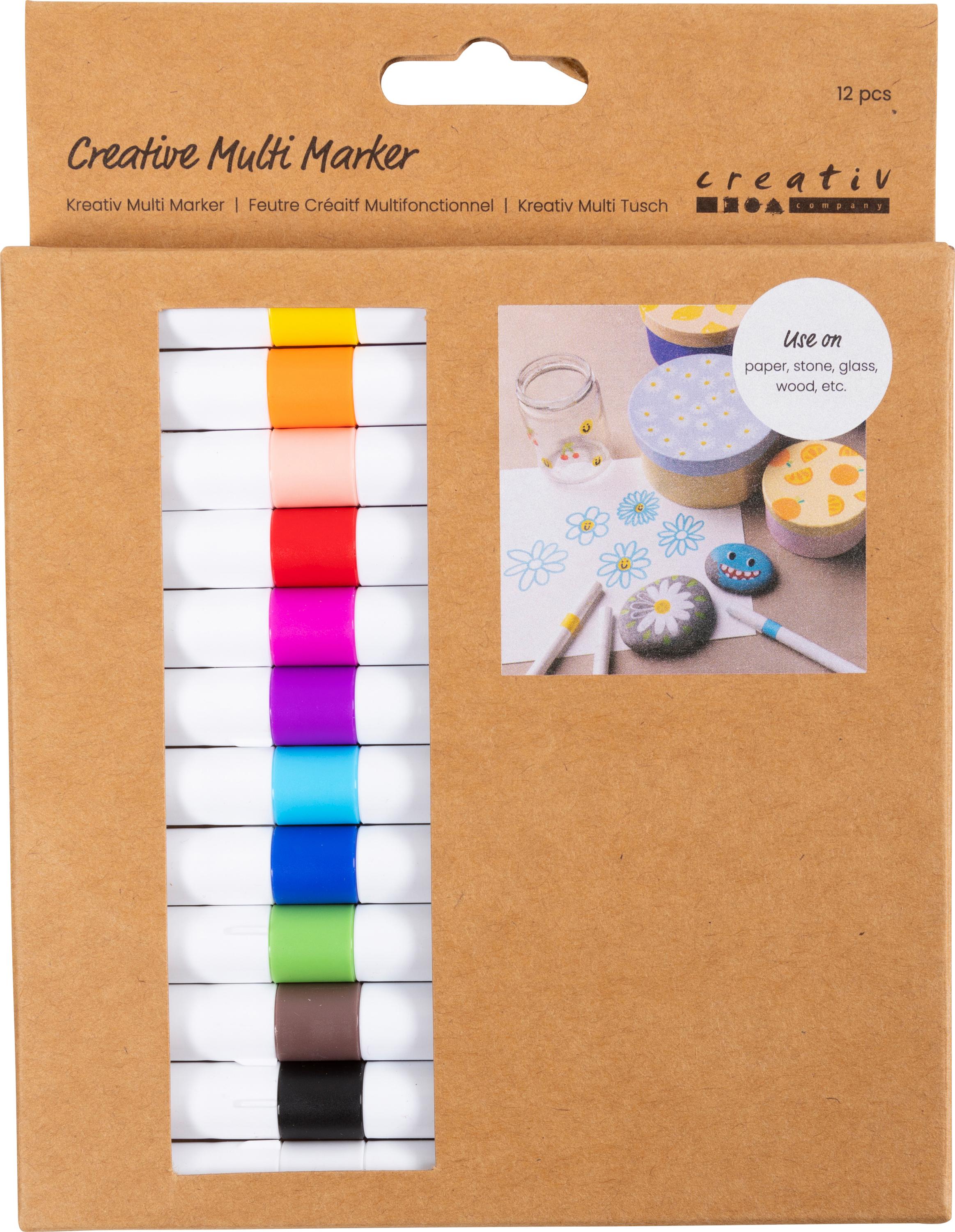 Creativ Company Creative Multi Marker 12 Farben