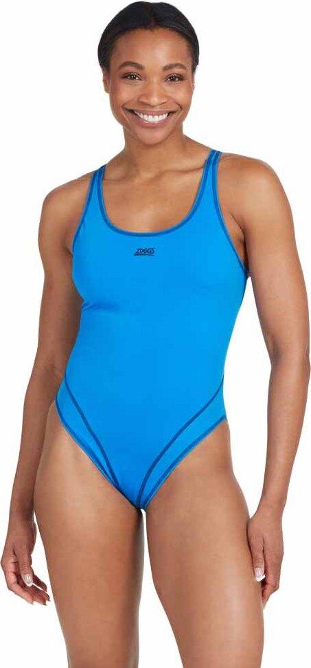Zoggs Master Back Costume Da Bagno Blu 32 Donna Blu 32