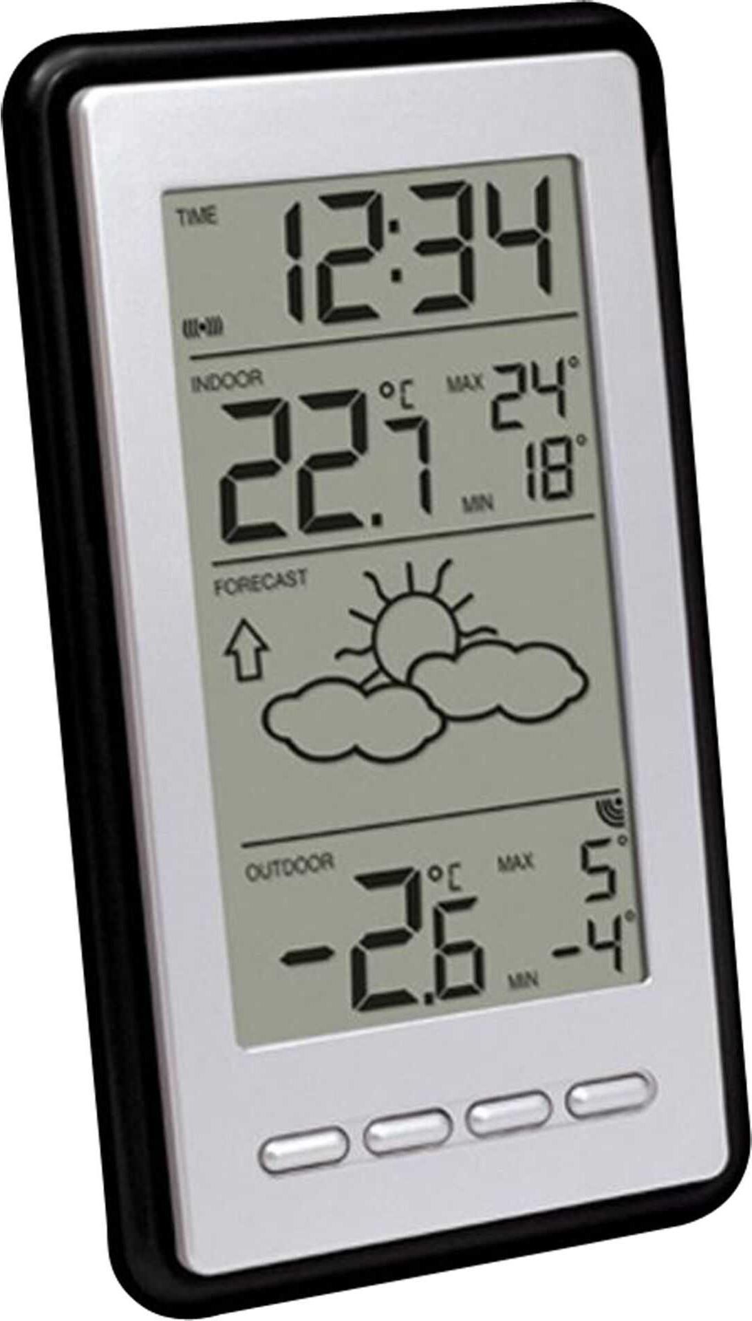 Techno Line Ws 9130-IT - Stazione Meteo - Senza Fili - Nera, Argento