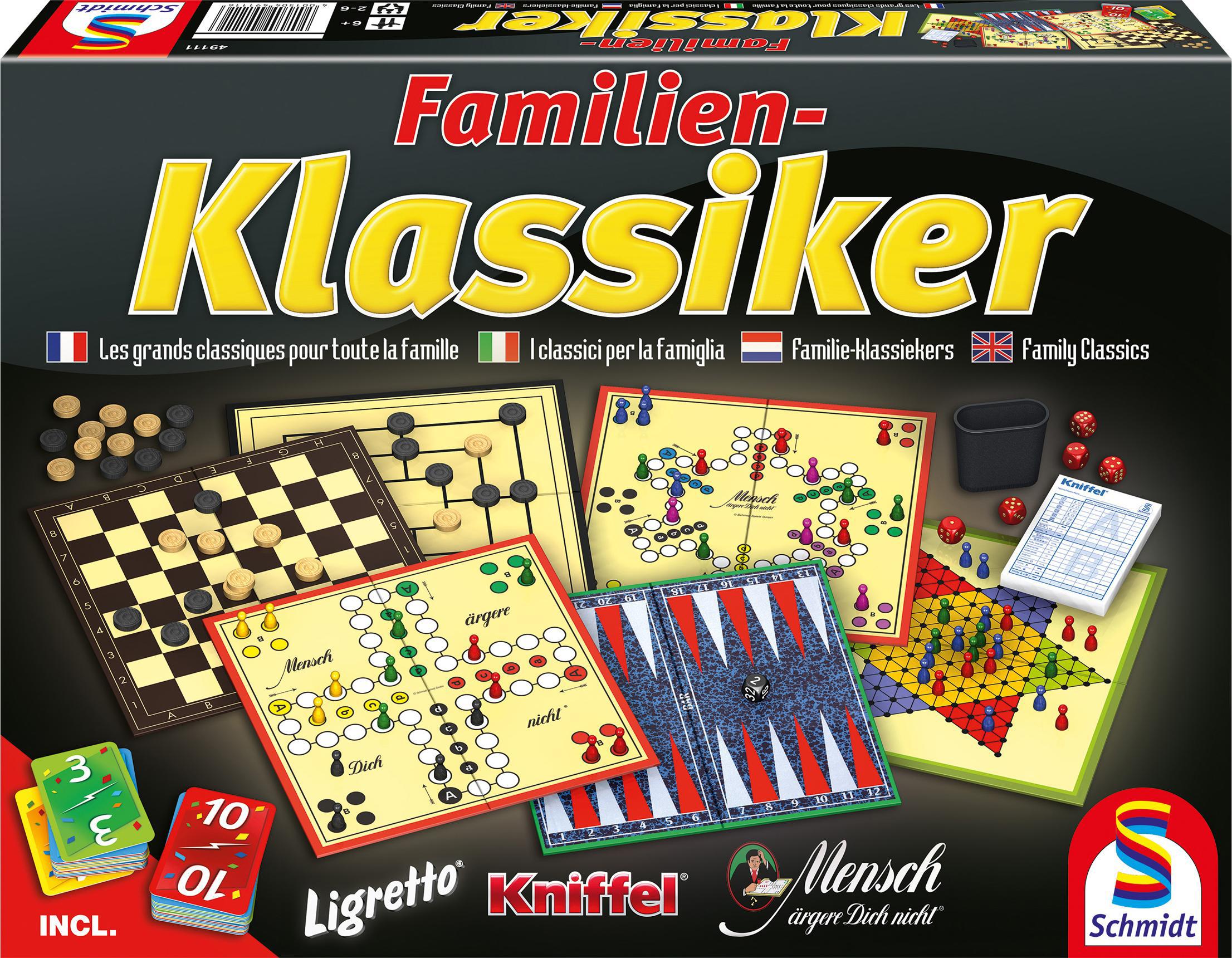 Schmidt Spiele Schmidt Spiele Familienklassiker Inklusive Ligretto 49111