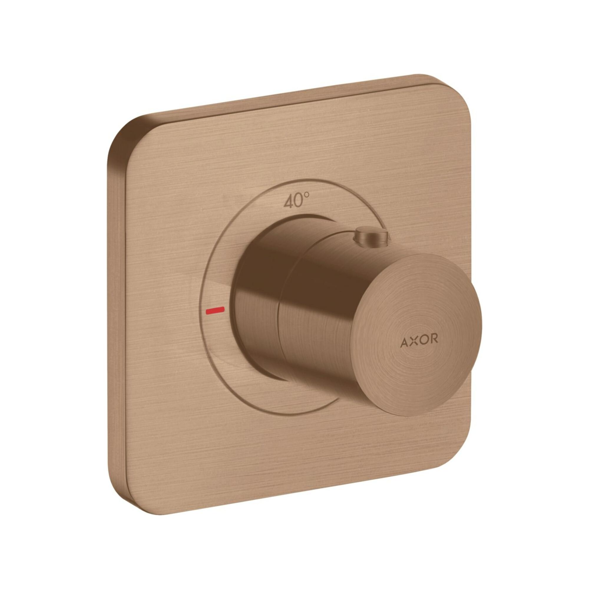 Hansgrohe Fertigset Axor Citterio E UP-THM 120X120Mm, Brushed Red Gold (36702310)