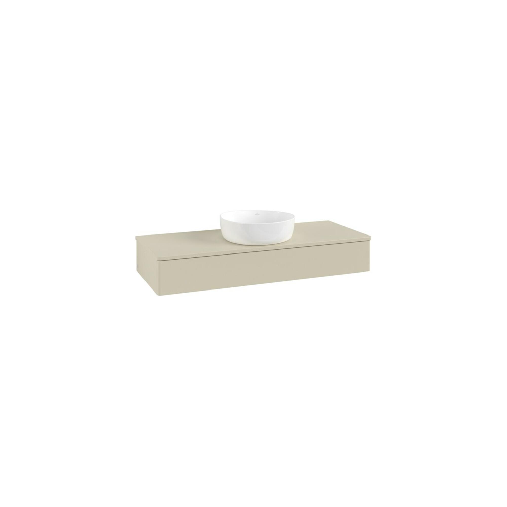 V&B Waschtischunterschrank Ohne Frontstruktur, Mit Beleuchtung Antao 120X19X50Cm, Wbp-Farbe Lac, Si Gr M Lac ; Villeroy & Boch (L10010HJ)
