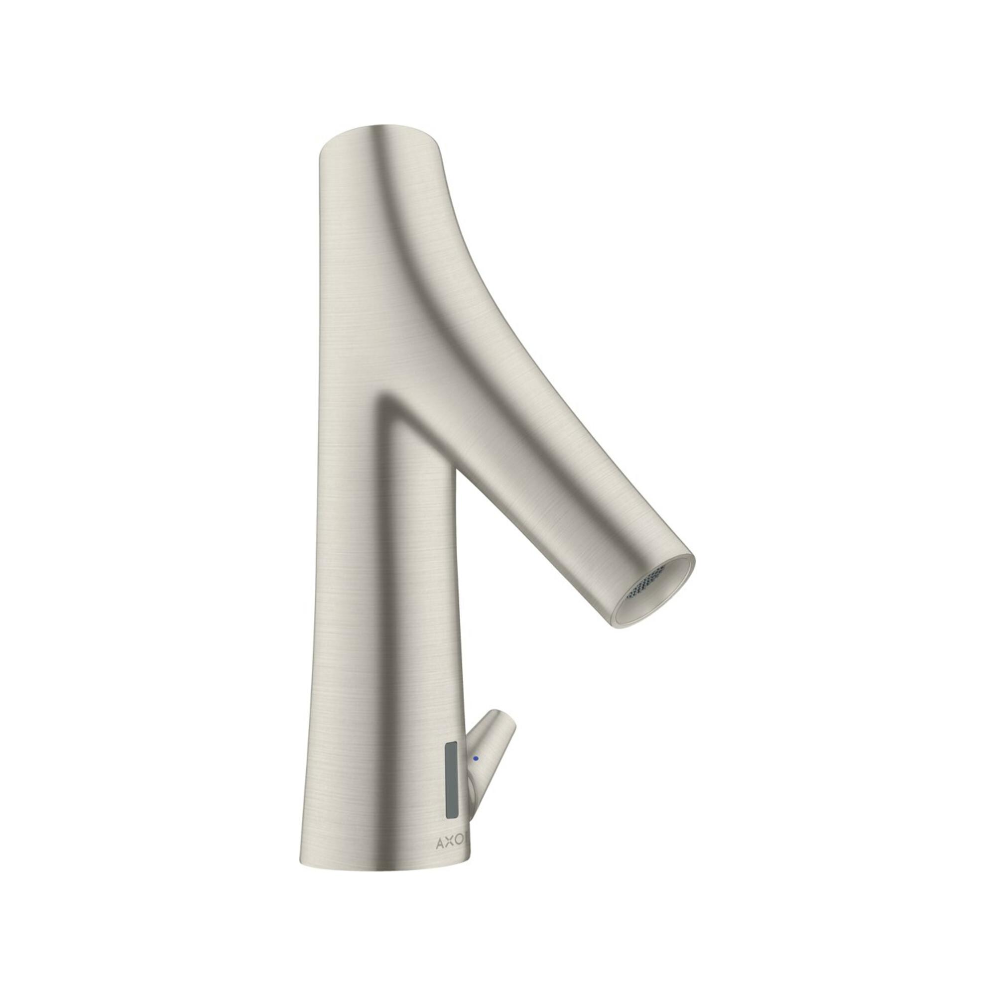 Hansgrohe Elektronischer Waschtischmischer Axor Starck Organic M Temp.-Reg., Batt, Stainl. St. Opt (12171800)