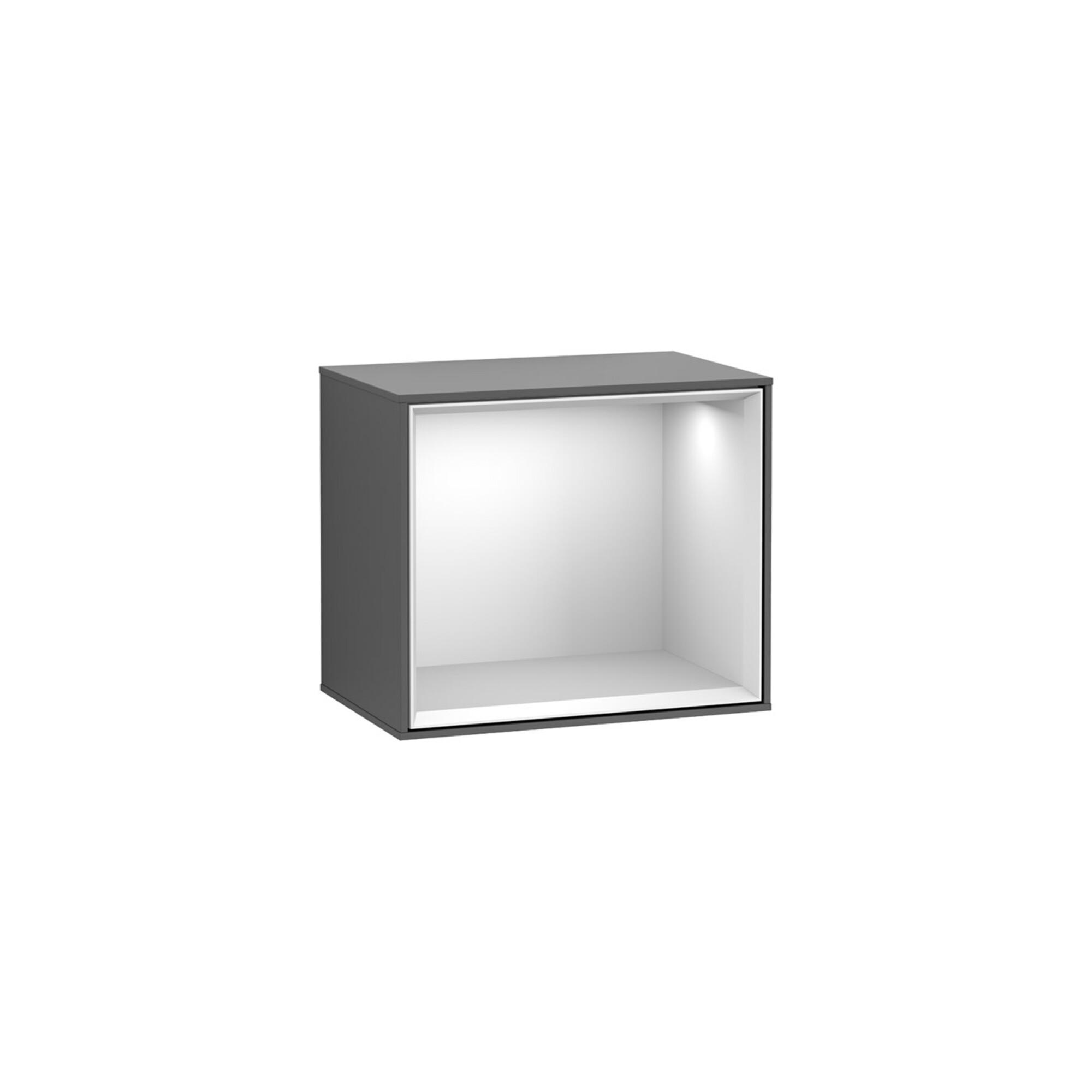 V&B Regalmodul Wandbeleuchtung Finion 41,8X35,6X27Cm, Reg Md Bl., Si Gr M Lac ; Villeroy & Boch (G580HGHJ)