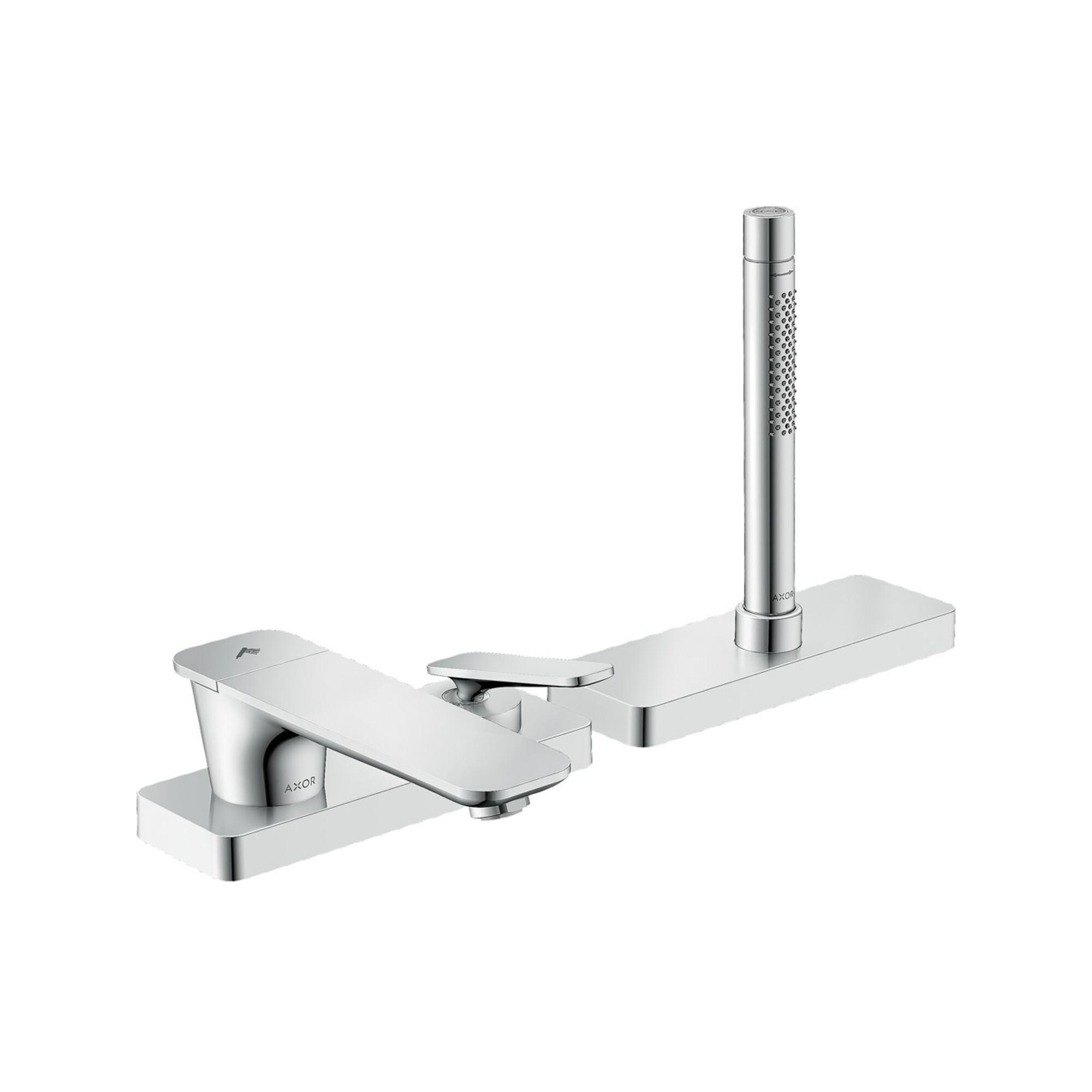 Hansgrohe Wand-3-Loch-Einhebelmischer Axor Citterio C Ohne Struktur, Chrom, Ausladung 155Mm (49430000)