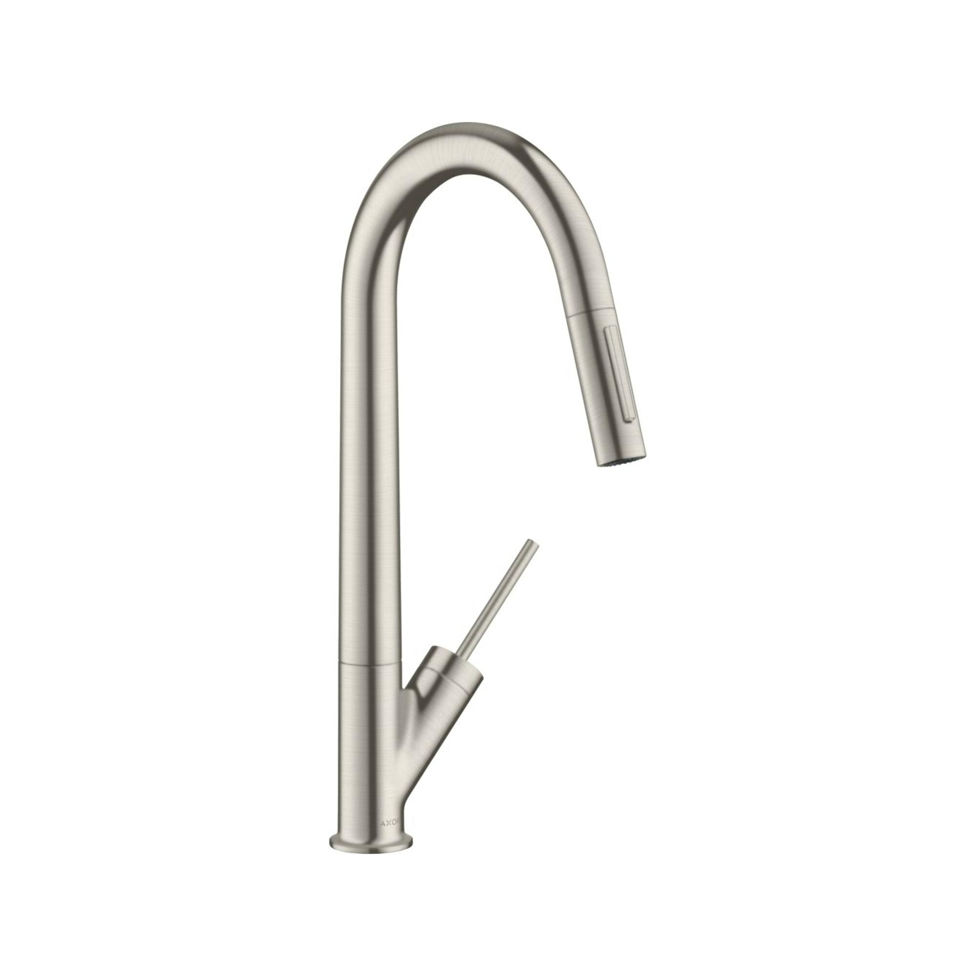 Hansgrohe SpüLtisch-Einhebelmischer 270 Axor Starck Mit Ausziehbrause, Edelstahl-Optik (10821800)