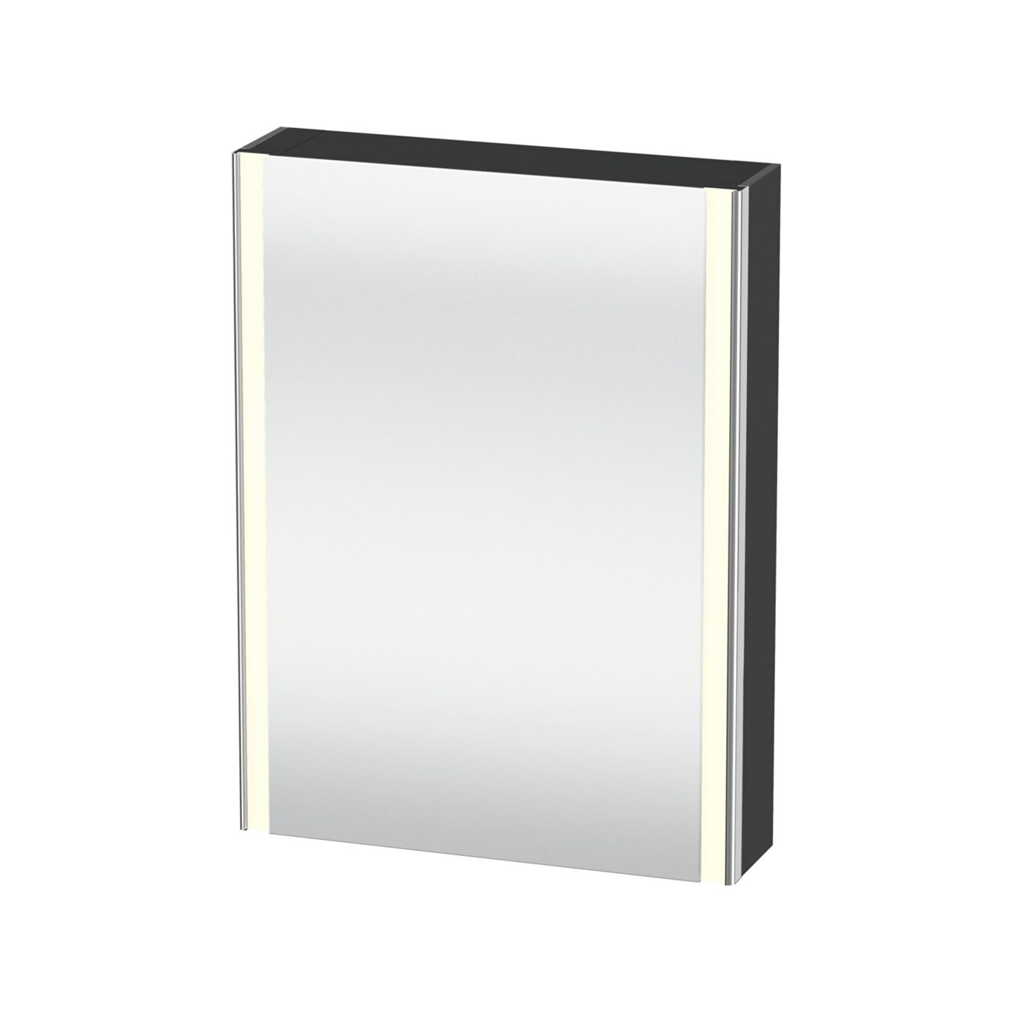 Duravit Uni-Spiegelschrank Xsquare Steckd. F 60X15X80Cm, 1 TüR, O Es, An Li, Graph Ma (XS7111L49491000)