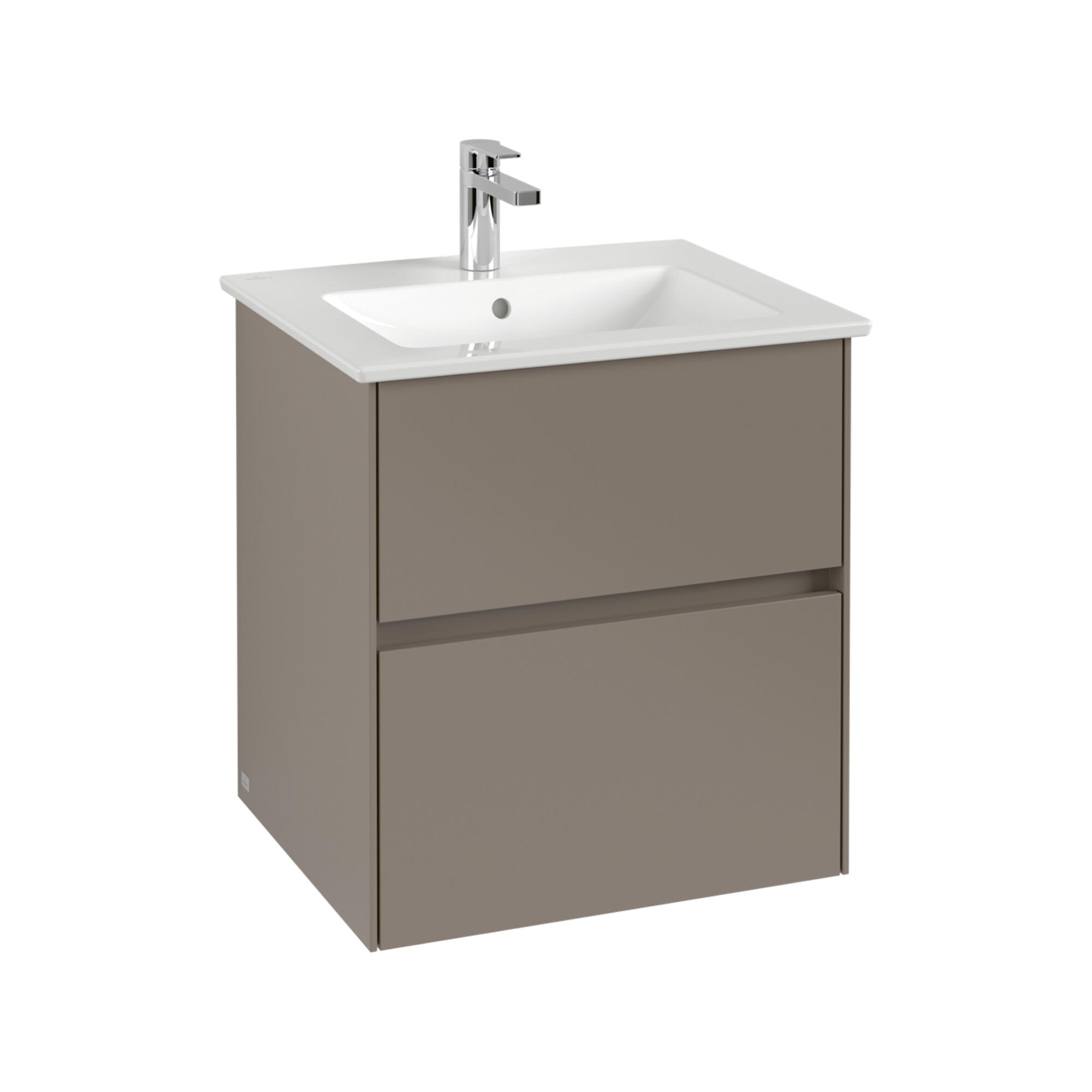 V&B Waschtischunterschrank Collaro 56,1X61X48Cm, Wt Mi, Led 3,9W, Cashm Gr ; Villeroy & Boch (C142B0VN)