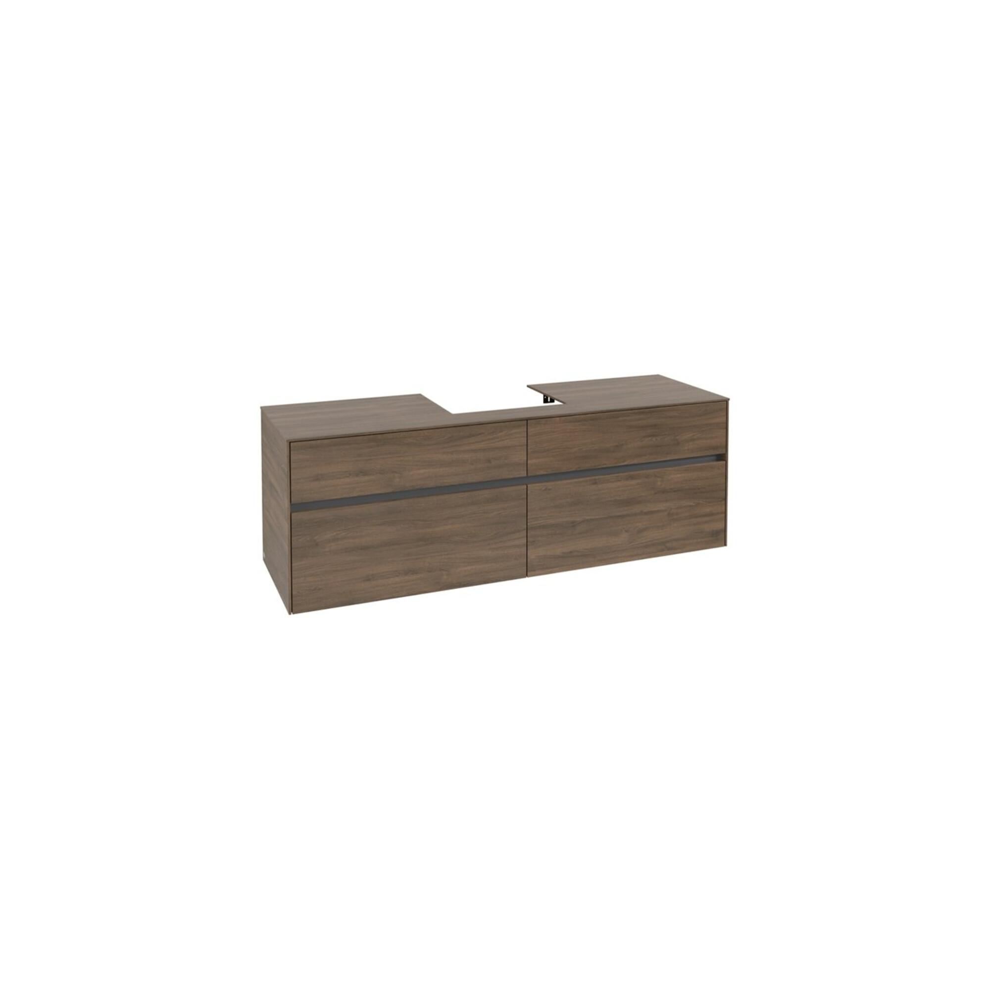 V&B Waschtischunterschrank Collaro 160X54,8X50Cm, Wt Mittig, Arizona Oak ; Villeroy & Boch (C07700VH)