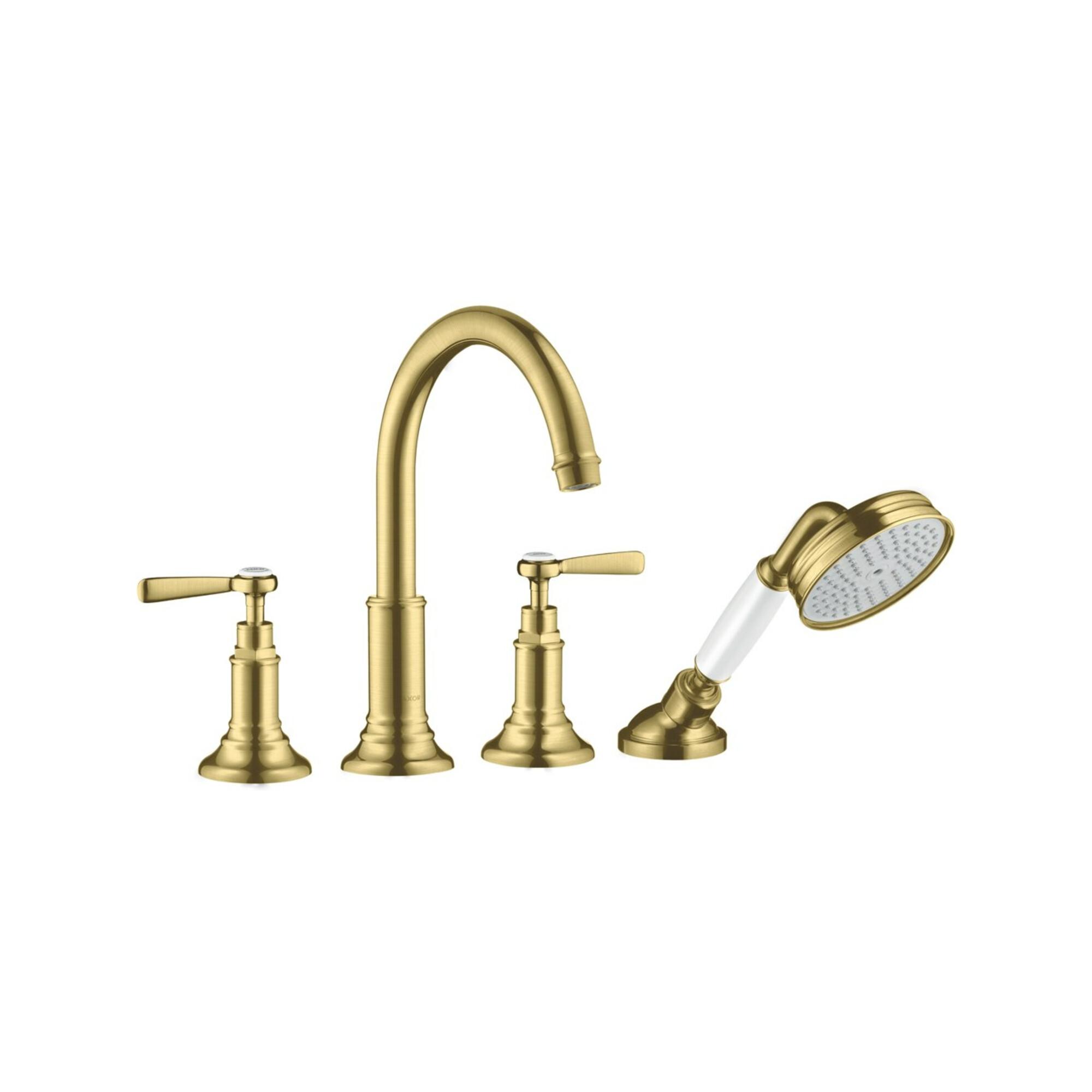 Hansgrohe Fertigmontageset Axor Montreux 4-L-Bw-Rand-Arm., M Hebelgr., Brush. Br (16550950)