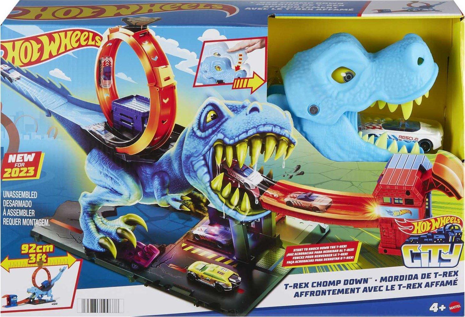 Mattel - Hot Wheels T-Rex Chomp Down - Premium Akcesorium Dla FanóW Zabawek