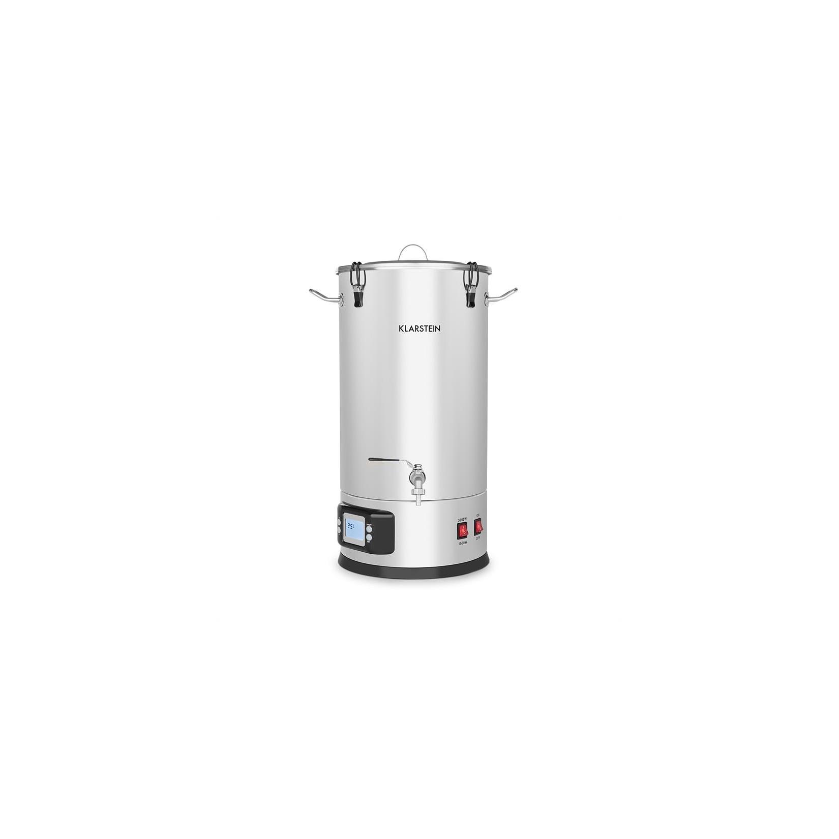 Klarstein Maischfest Maischekessel 5 Teile 1500/3000W 30l LCD Edelstahl 30 Liter