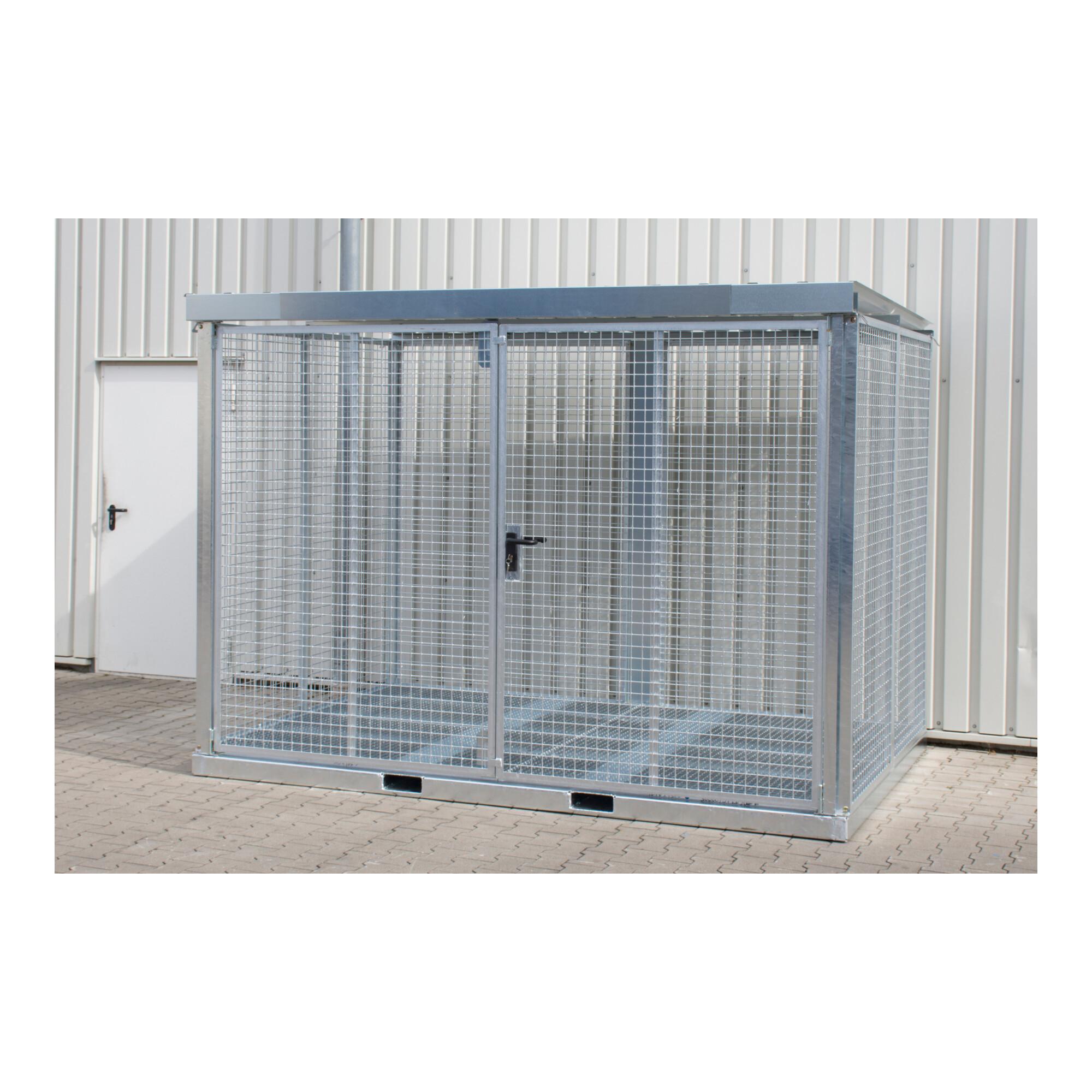 Bauer SüDlohn Gasflaschen-Container GFC-E/G M5, Feuerverzinkt (4477-24-1000-0007)