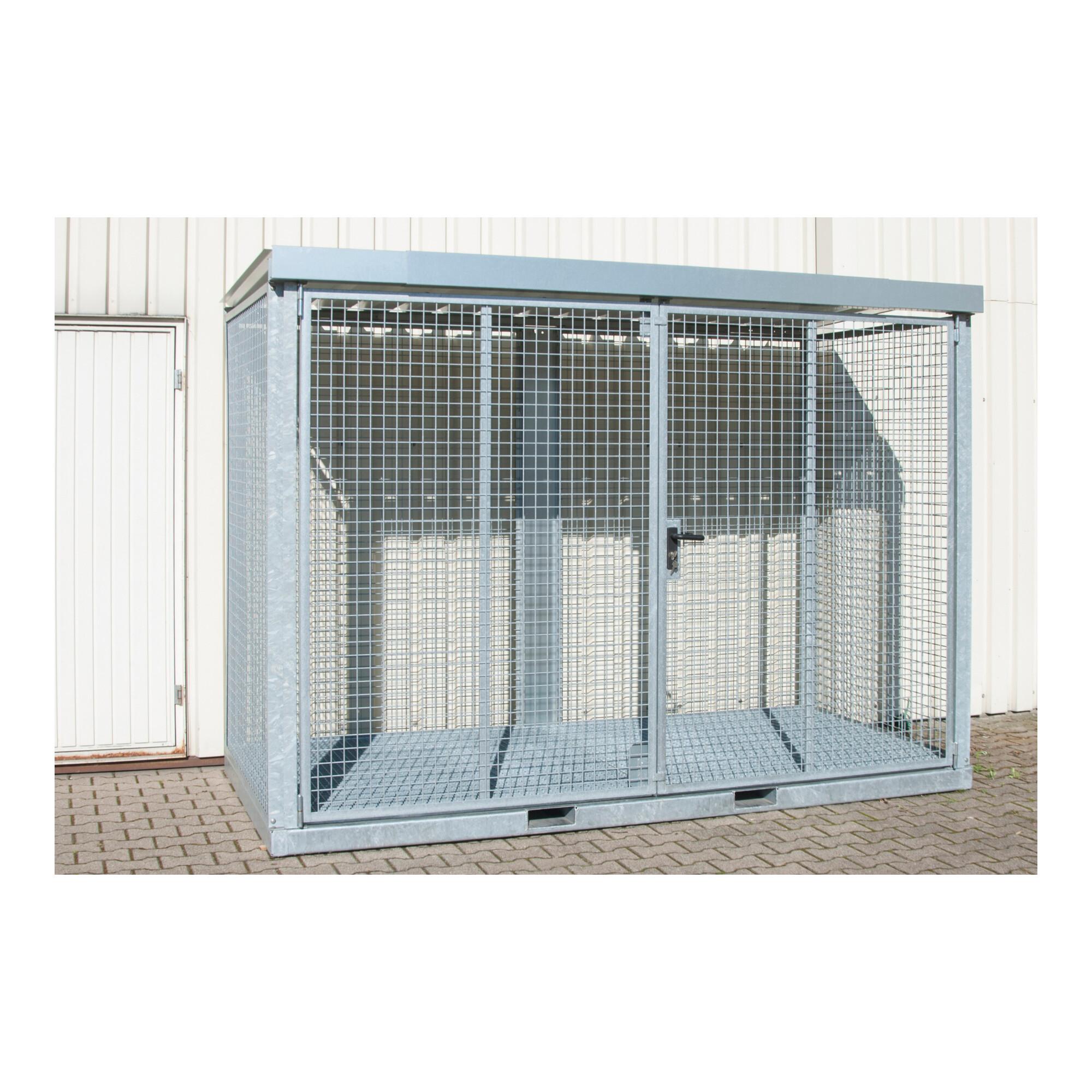 Bauer SüDlohn Gasflaschen-Container GFC-E/G M4, Feuerverzinkt (4477-29-1000-0007)