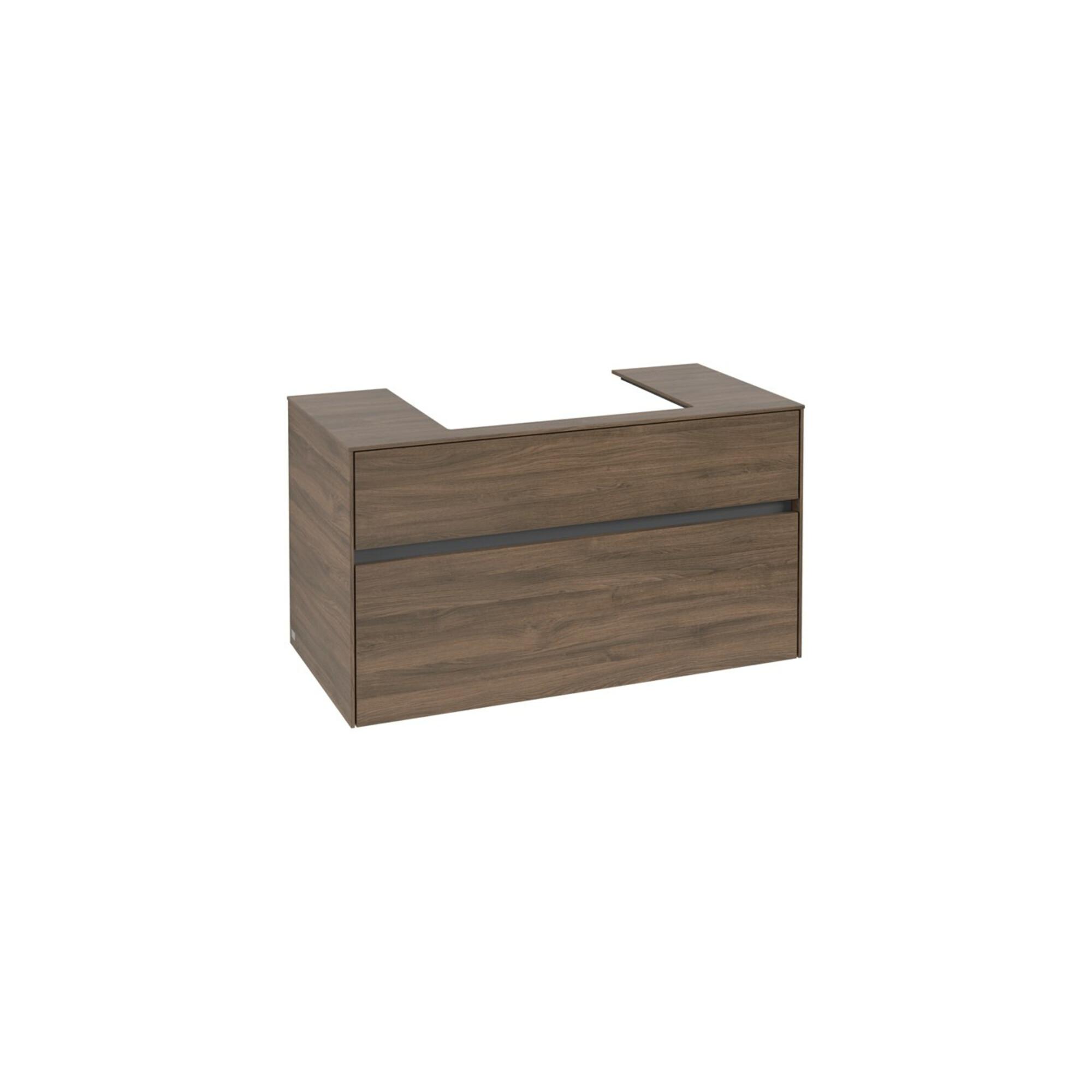 V&B Waschtischunterschrank Collaro 100X54,8X50Cm, Wt Mittig, Arizona Oak ; Villeroy & Boch (C01900VH)