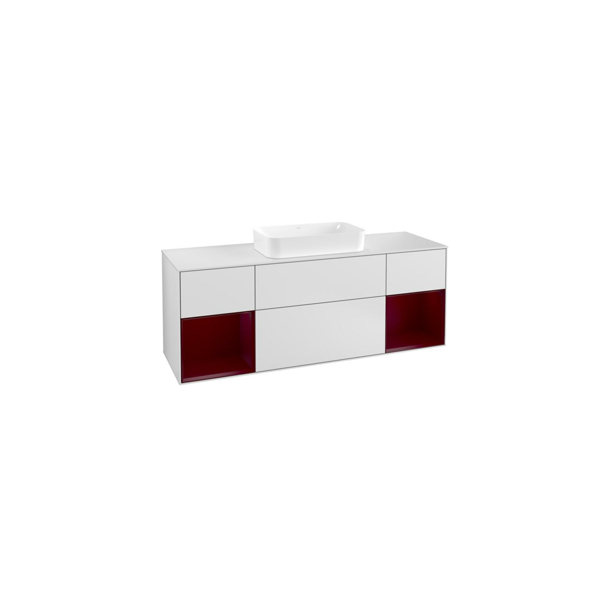 V&B Waschtischunterschrank Wandbeleuchtung Finion 160Cm, Pl W M, Reg Peo M Lac, Wh. M Lac ; Villeroy & Boch (G331HBMT)
