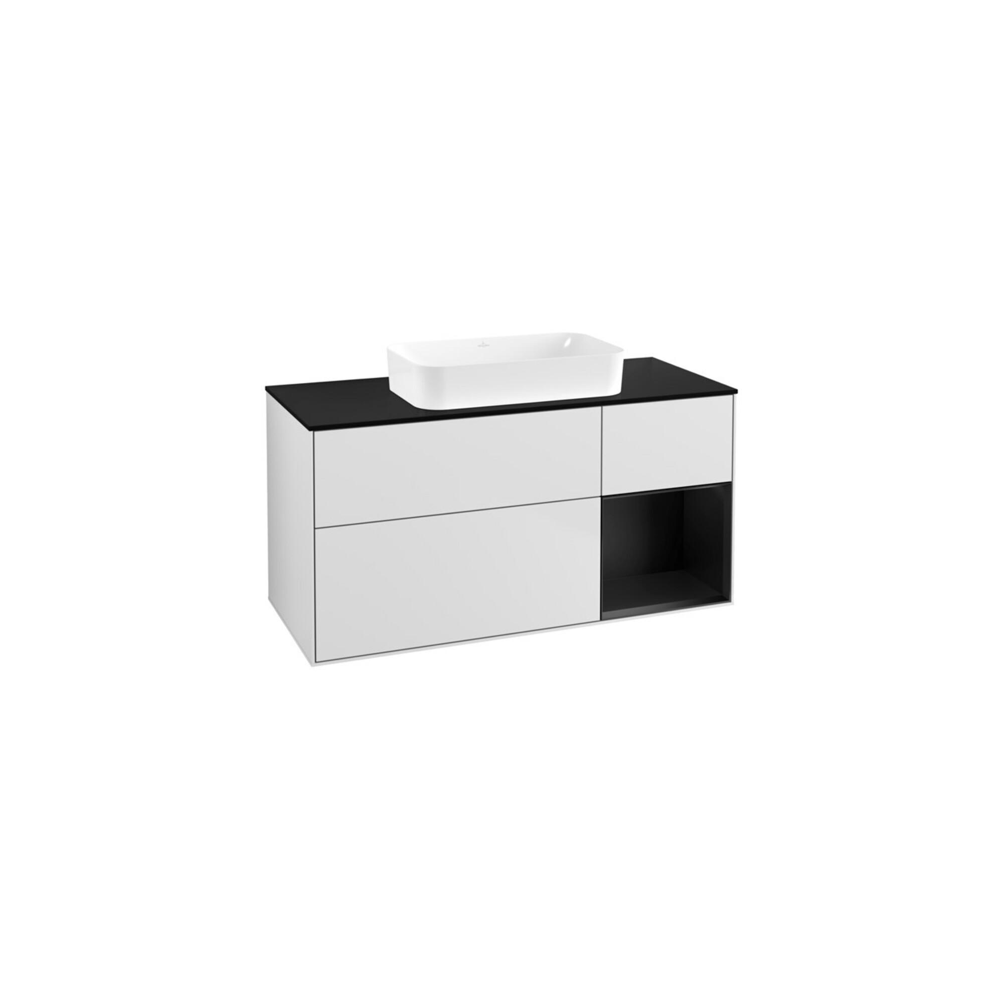 V&B Waschtischunterschrank Finion 120X60 Cm, Reg Re Bla M Lac, Wh. M Lac ; Villeroy & Boch (F712PDMT)